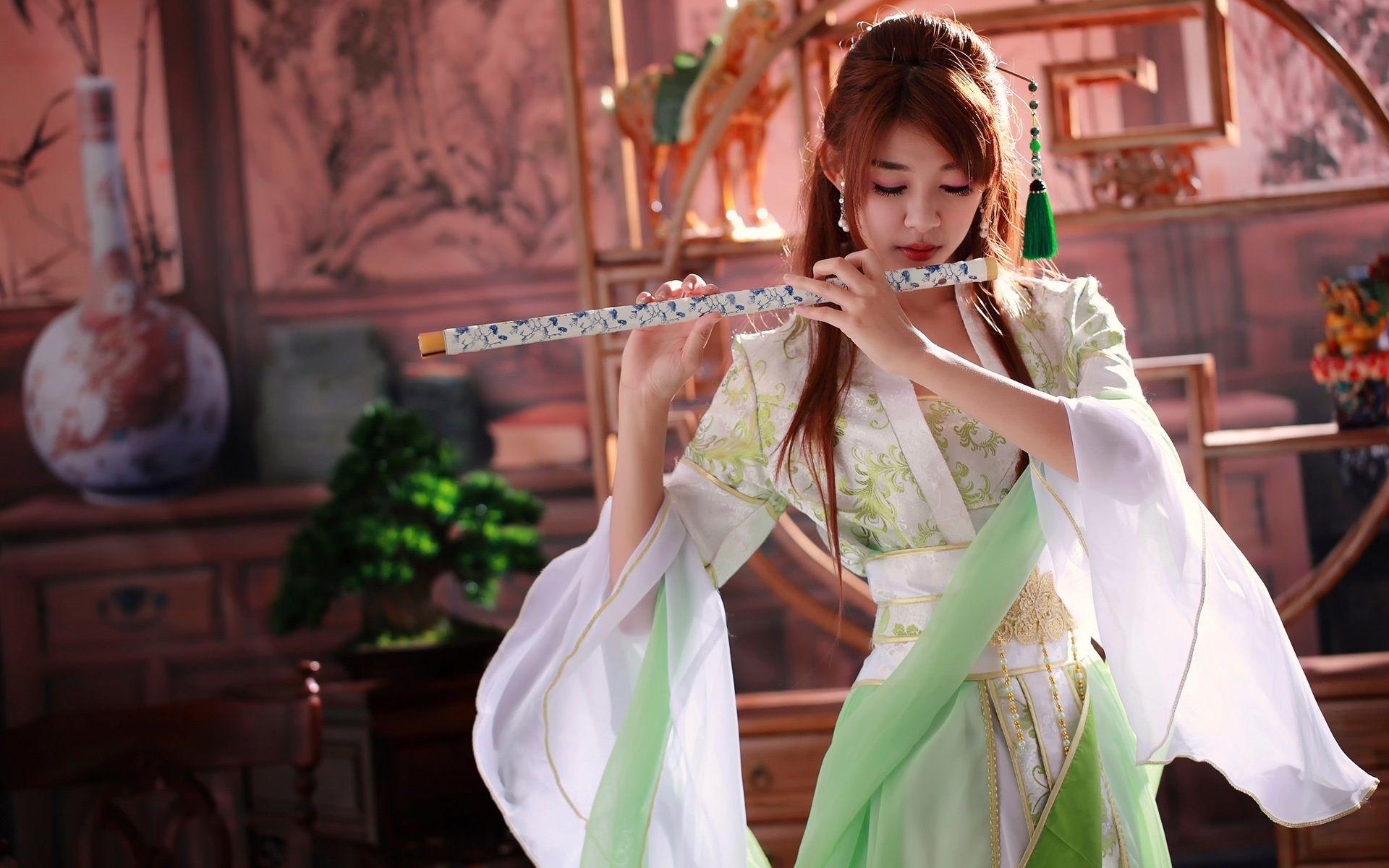 1920x1200 4k HD China Girl Wallpaper