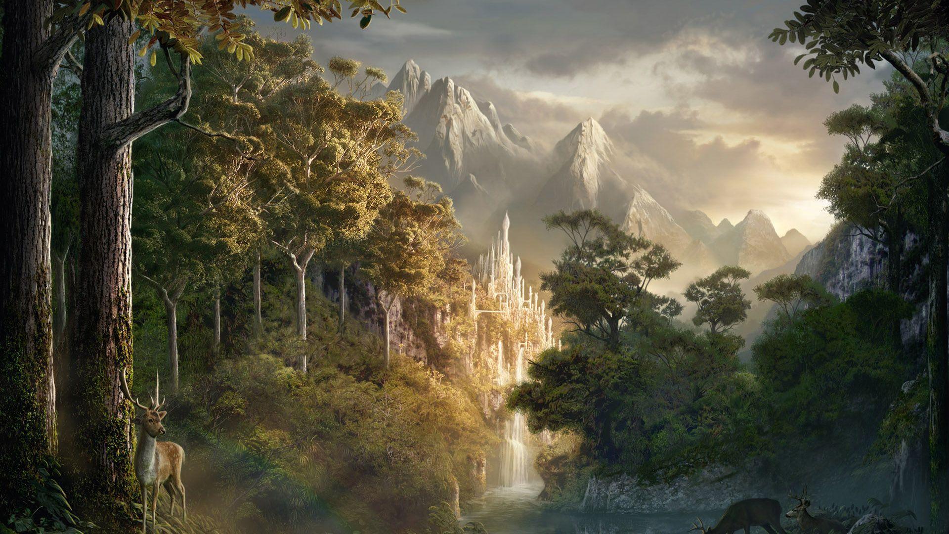 1920x1080 Nature Cities Wallpaper