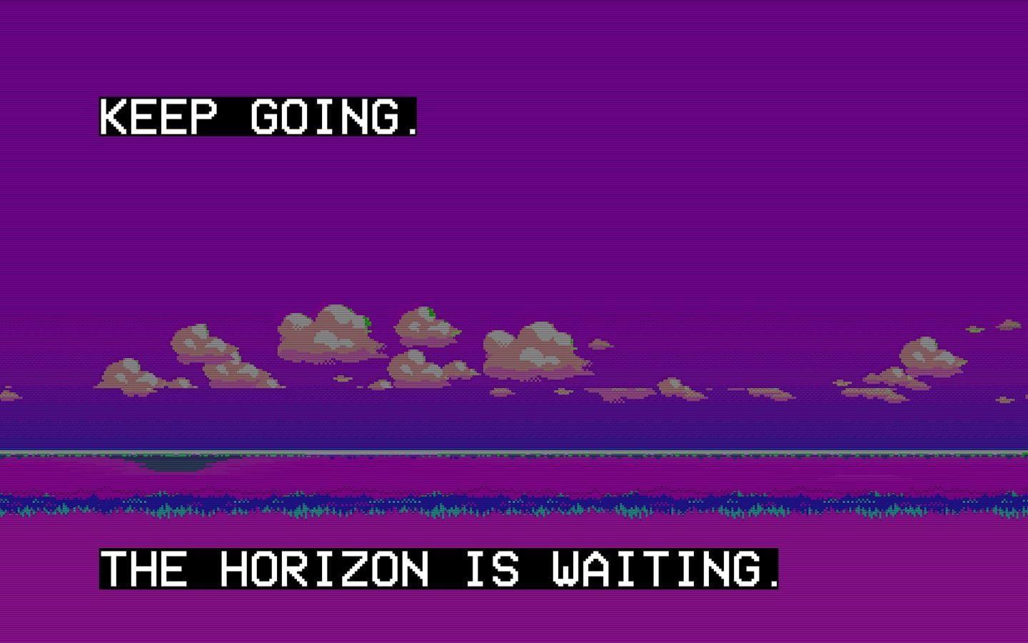 1440x900 Purple Vintage Aesthetic Wallpaper .