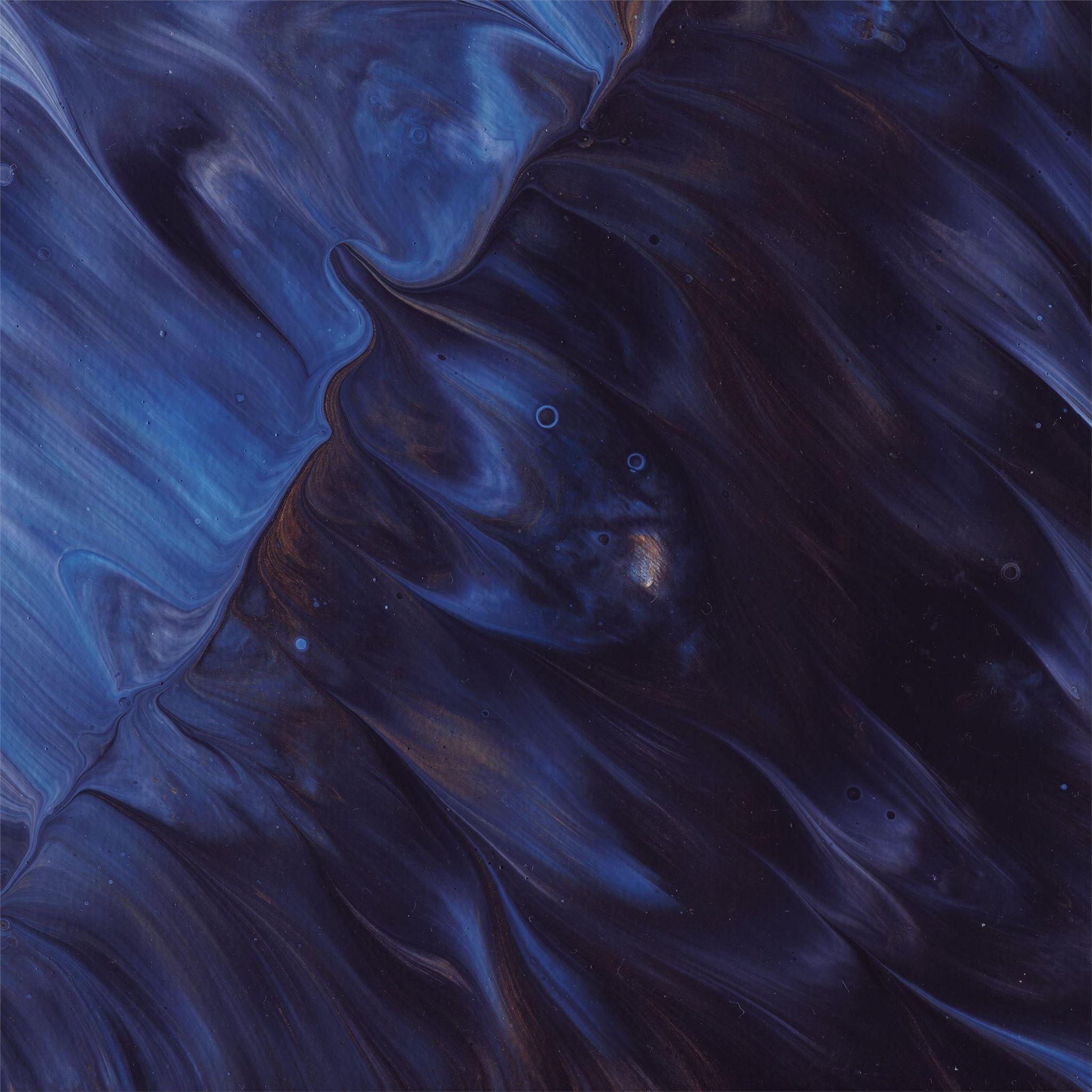 2048x2048 artistic paint texture dark blue 5k iPad Pro Wallpaper Free Download