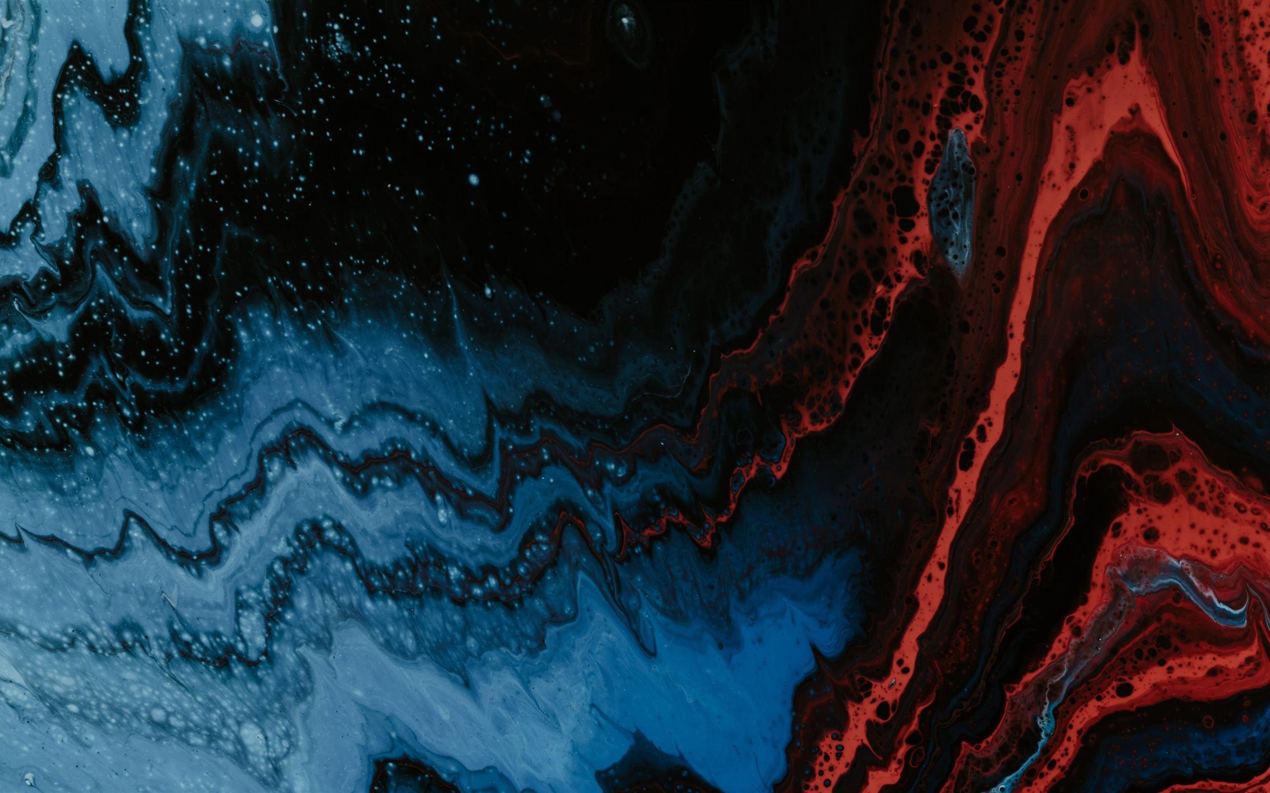 2560x1600 lava arcylic wave art abstract 5k MacBook Air Wallpaper Download