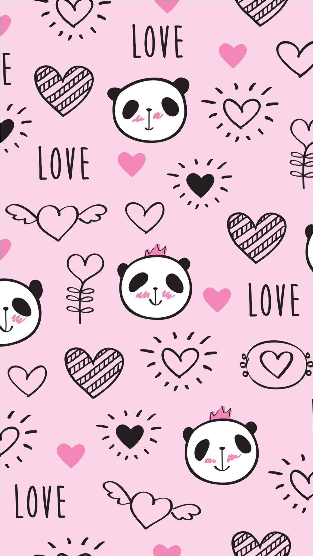 1080x1920 Panda Pink Wallpaper iPhone HD Wallpaper