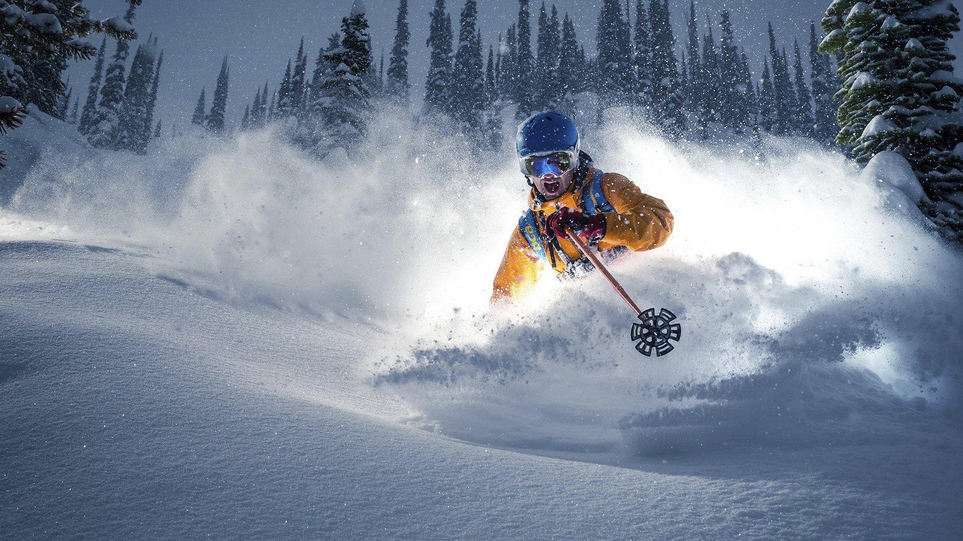 1920x1080 Skiing Wallpaper HD 53329 1920x1080px