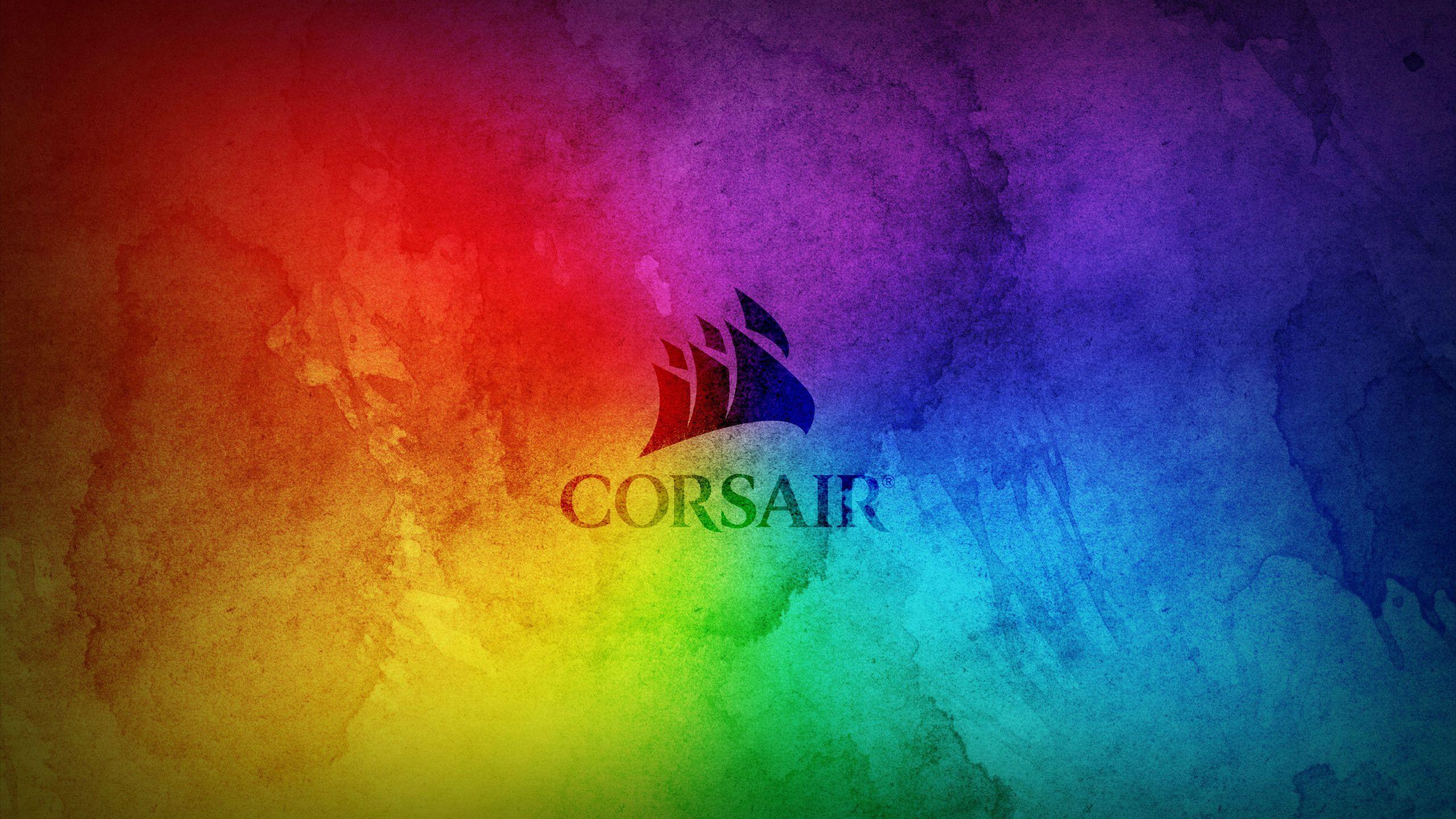 2560x1440 Res: 2560x Corsair Rainbow Papel de parede 1440p por Donnesmarcus Corsair Rainbow Papel de parede 144. Code wallpaper, Bokeh wallpaper, Wallpaper background