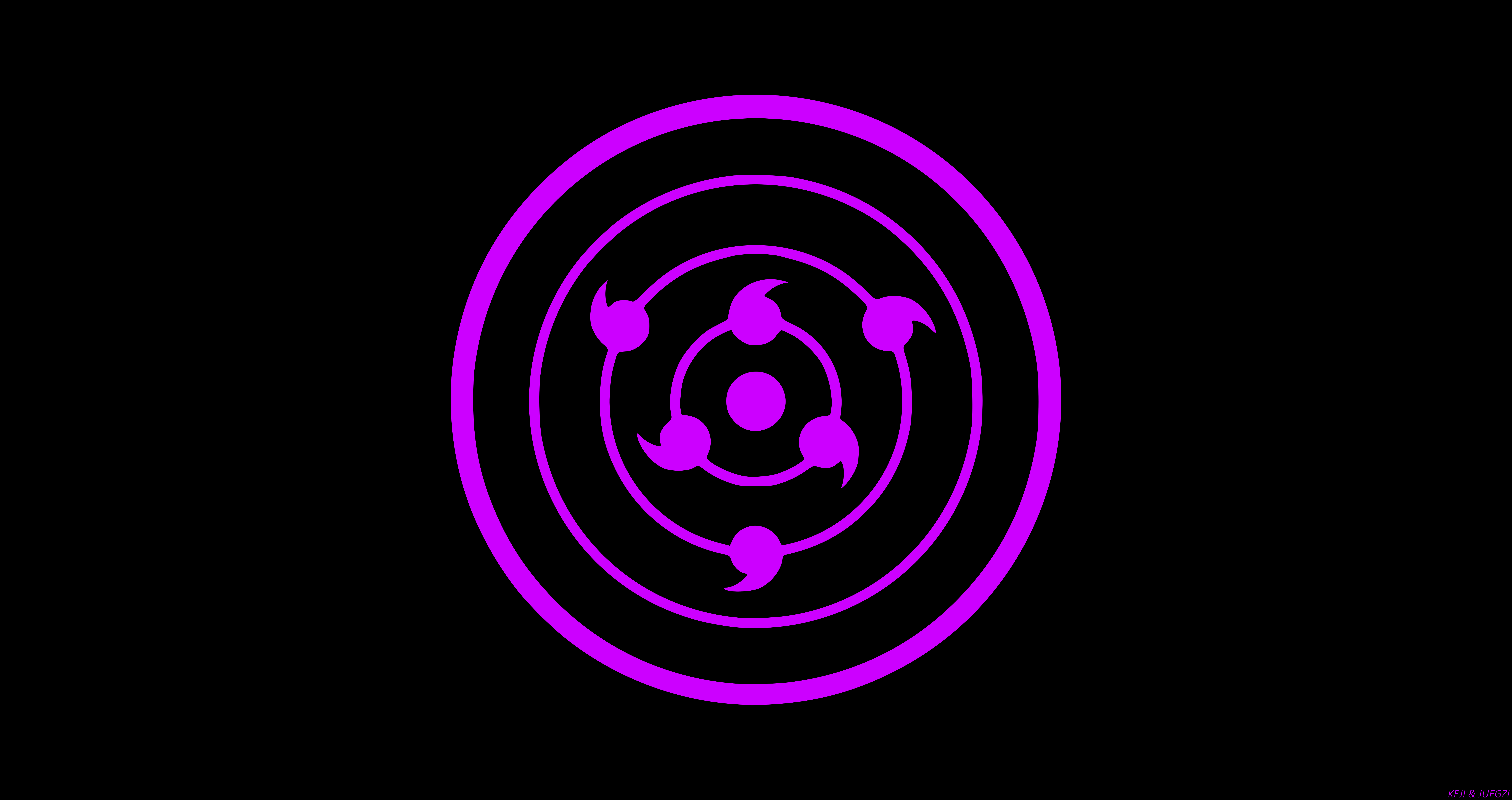 8500x4500 Anime, Byakugan (Naruto), Naruto, Minimalist wallpaper
