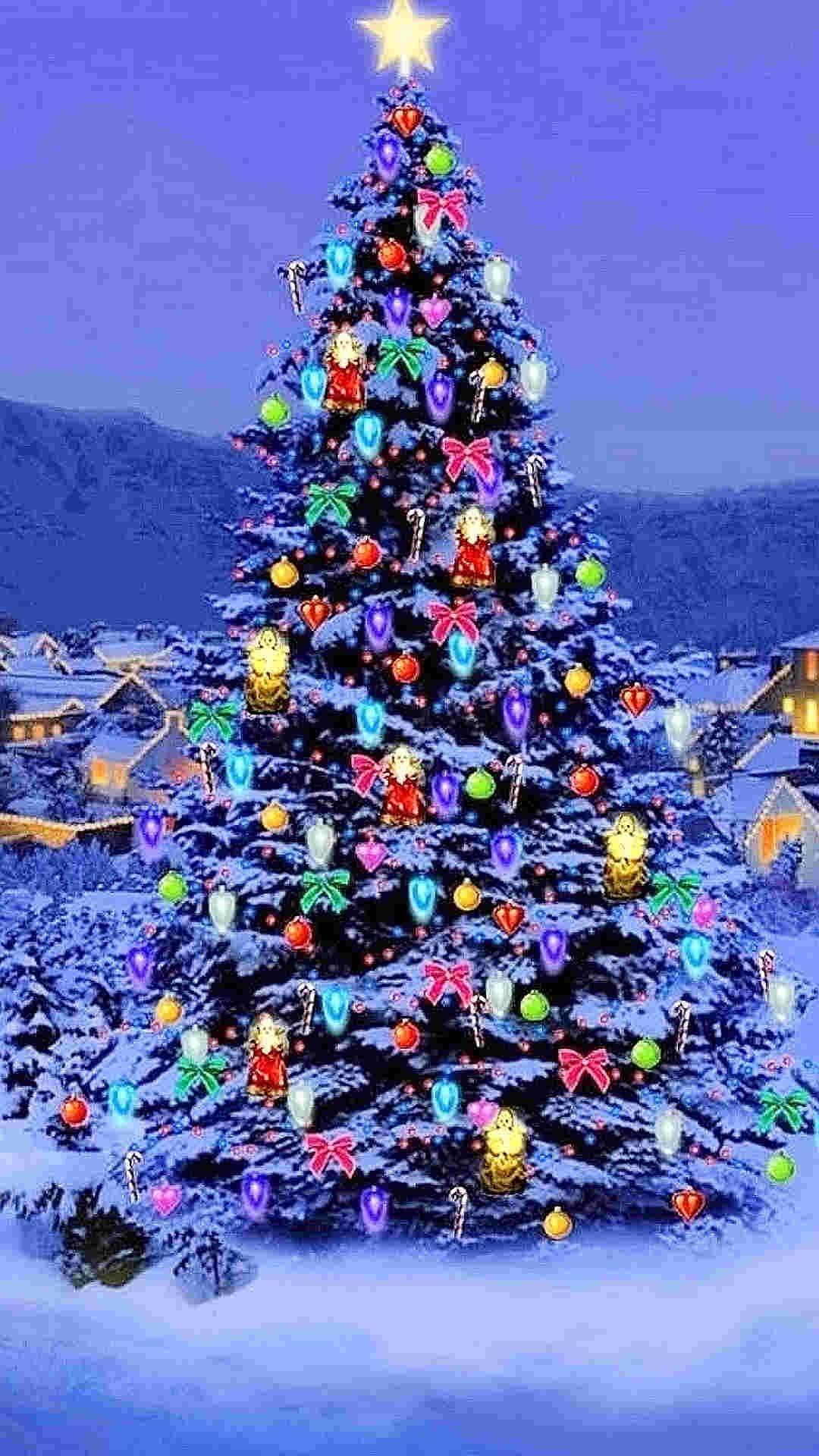 Christmas Tree Hd Phone Wallpapers Top Free Christmas Tree Hd Phone Backgrounds Wallpaperaccess