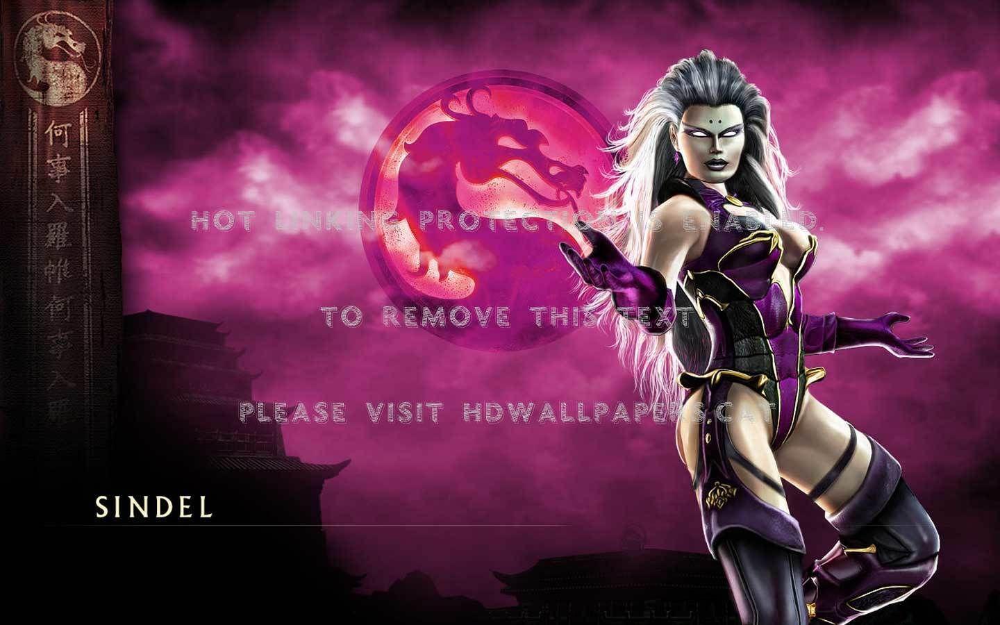 1440x900 sindel mortal deception kombat games