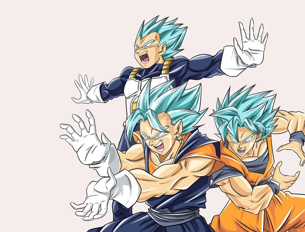 1024x778 Vegetto Super Saiyan Blue Kamehameha!. Dragon ball super goku, Anime dragon ball, Dragon ball art