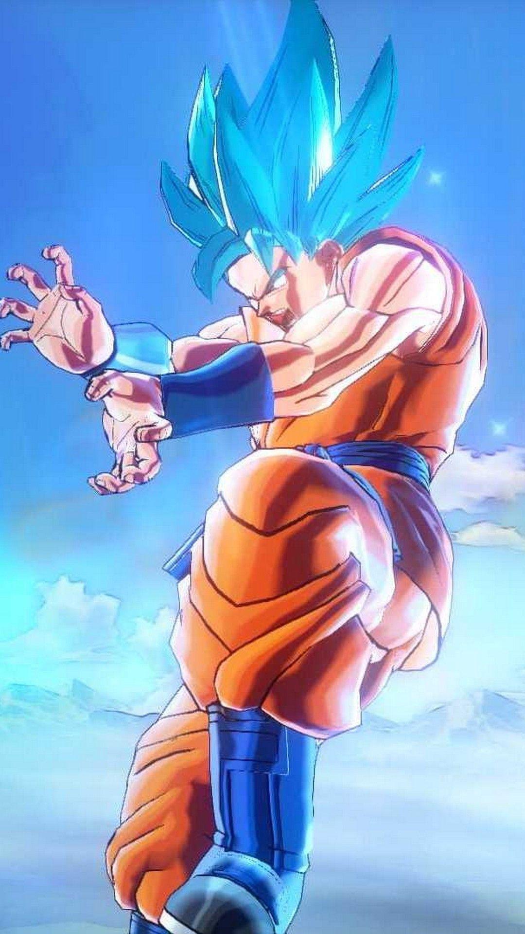 1080x1920 Android Wallpaper HD Goku Ssj Blue With HD Resolution Super Saiyan God Blue Using Kamehameha