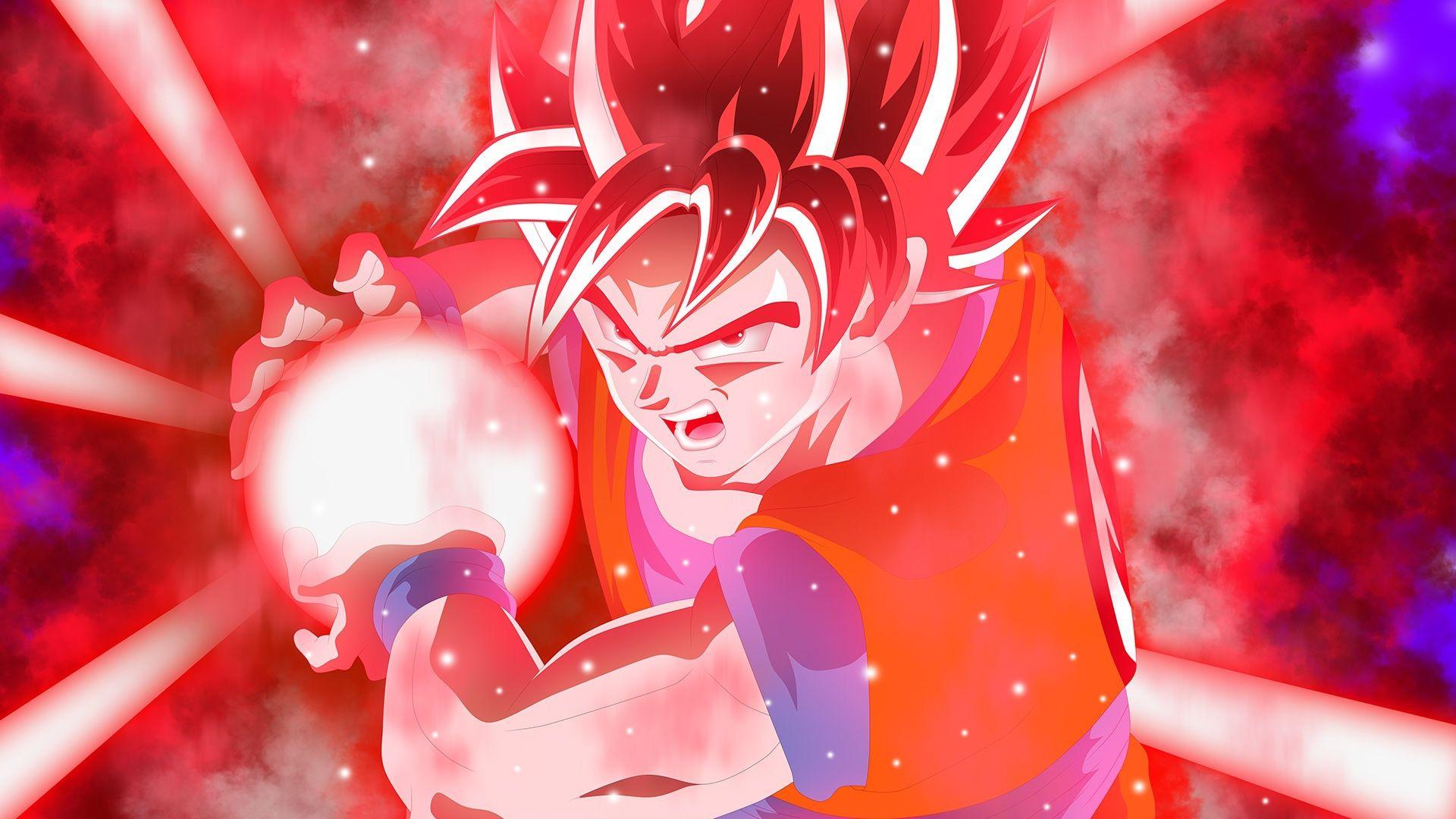 1920x1080 Goku God Wallpaper Kamehameha .