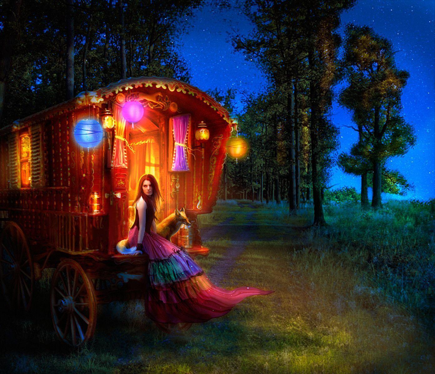 1394x1200 Gypsy Wallpaper
