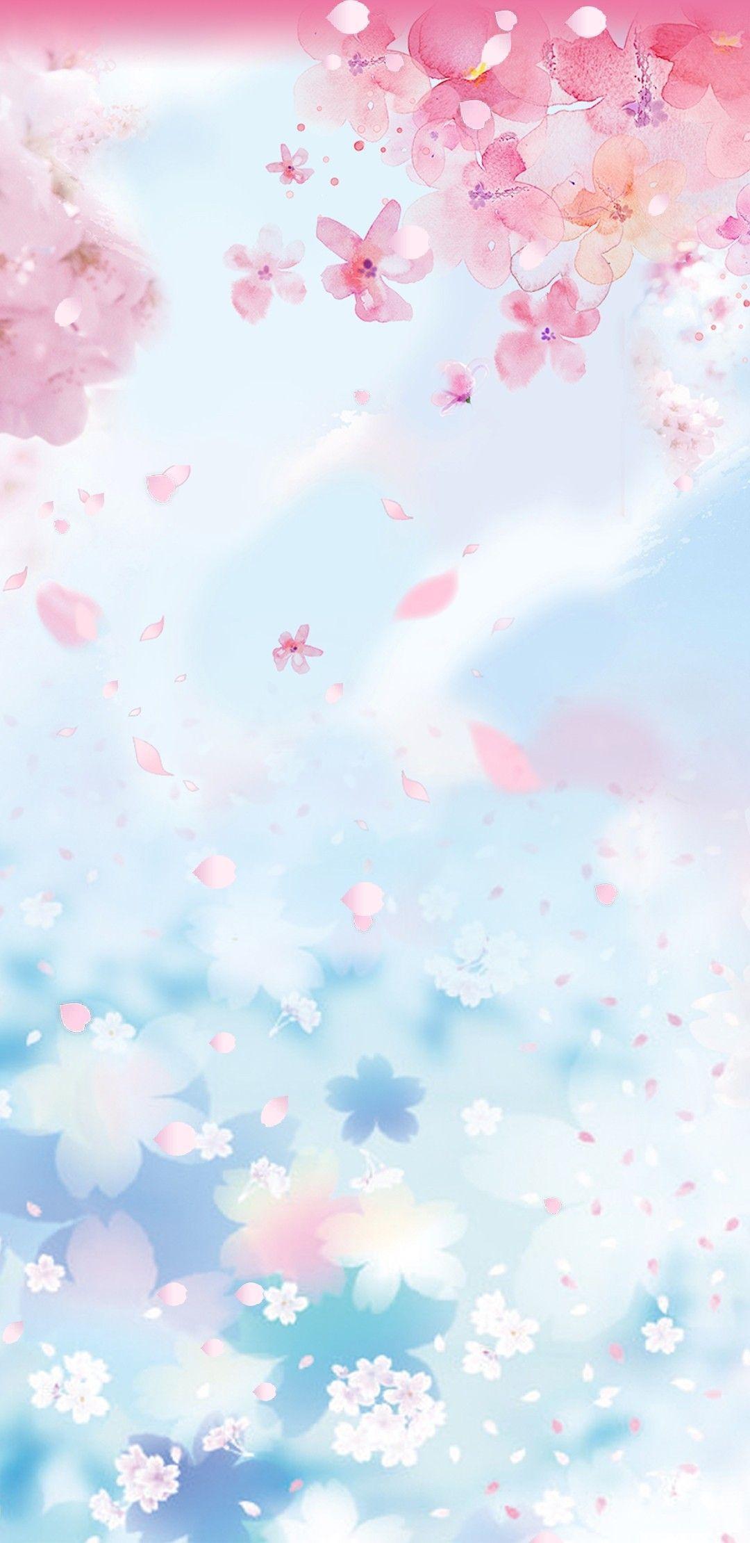 wallpapers Anime Cherry Blossom Background Iphone pastel cherry blossom wallpapers top