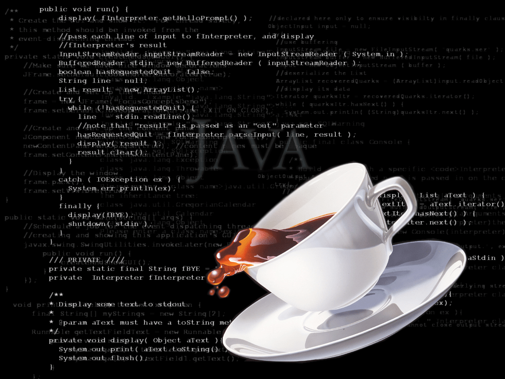1024x768 Java Programming Wallpaper