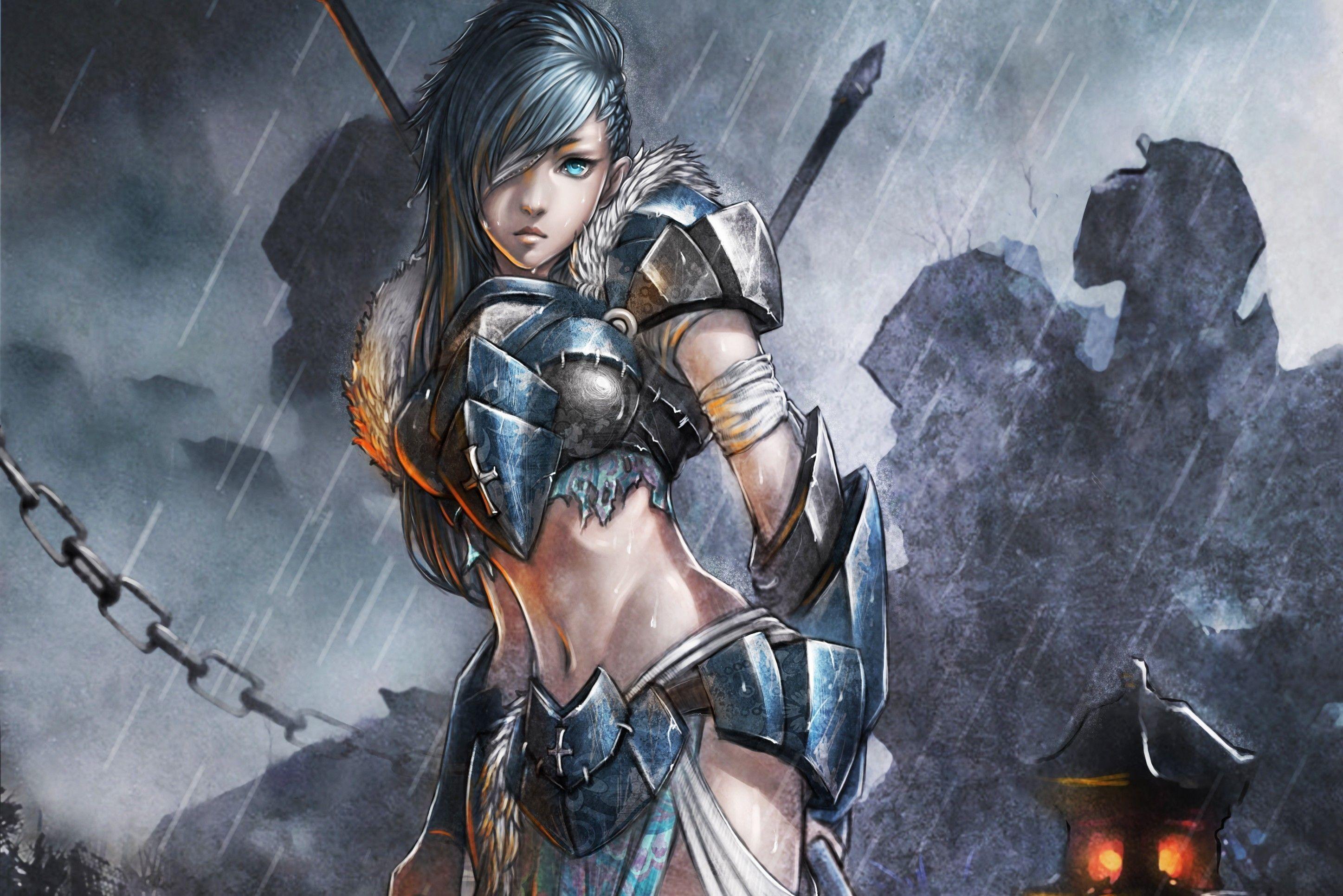 2894x1931 Female Warrior Wallpaper on ZenWallpaper