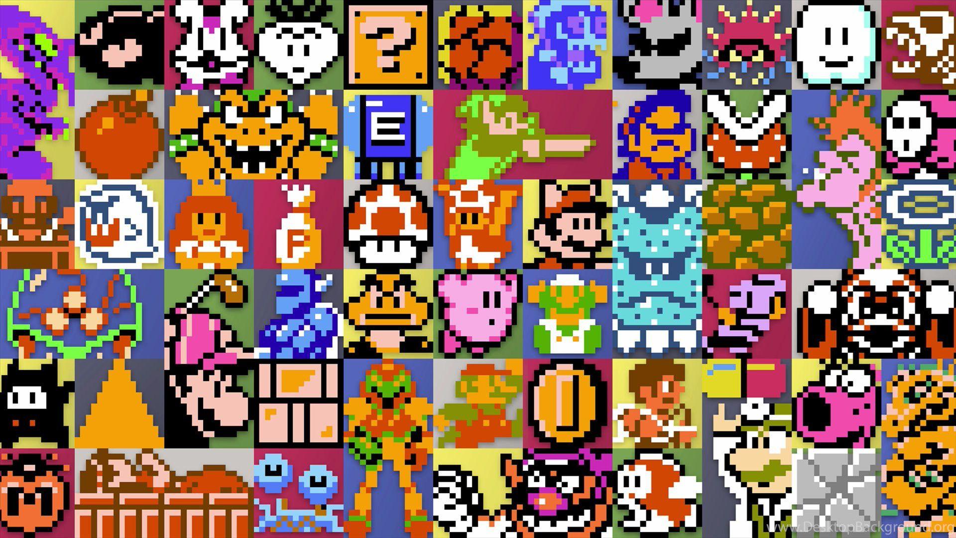 1920x1080 8 Bit NES Wallpaper