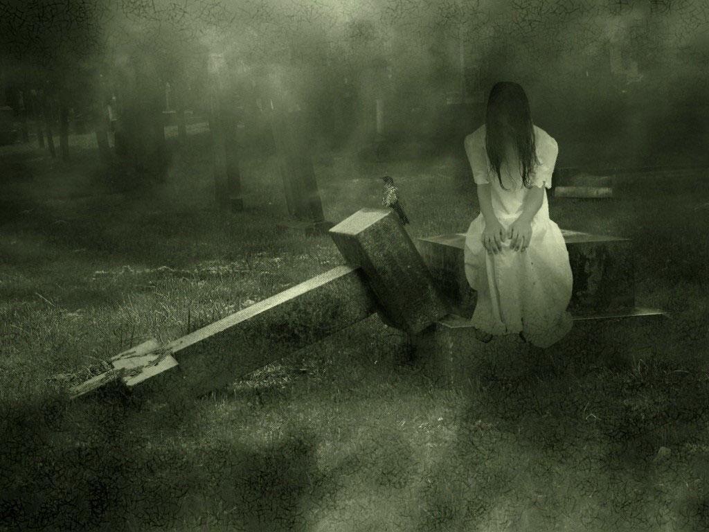 1024x768 ghost girl background, Horror wallpaper hd, Creepy image