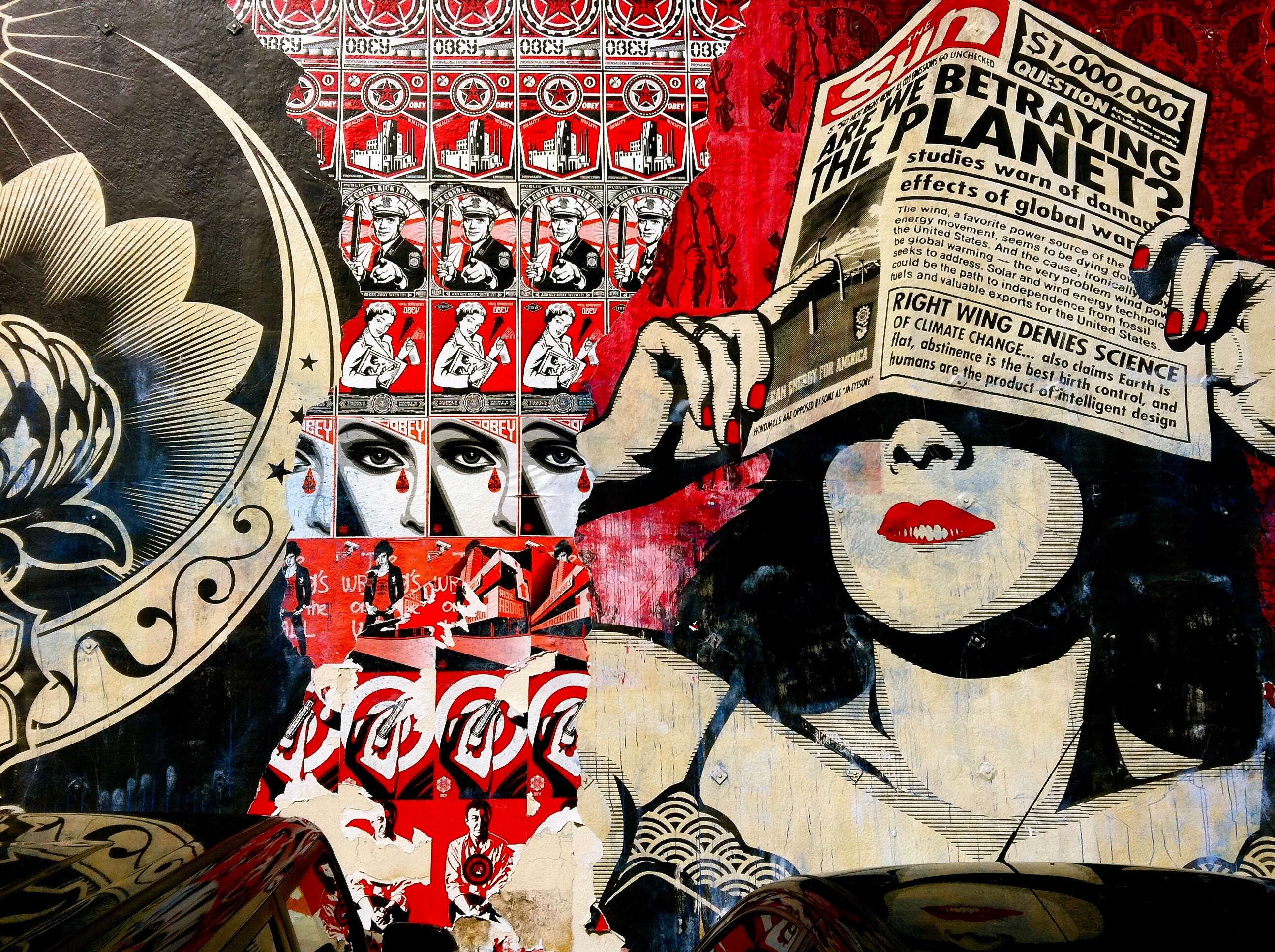 2592x1936 Obey Graffiti Wallpaper