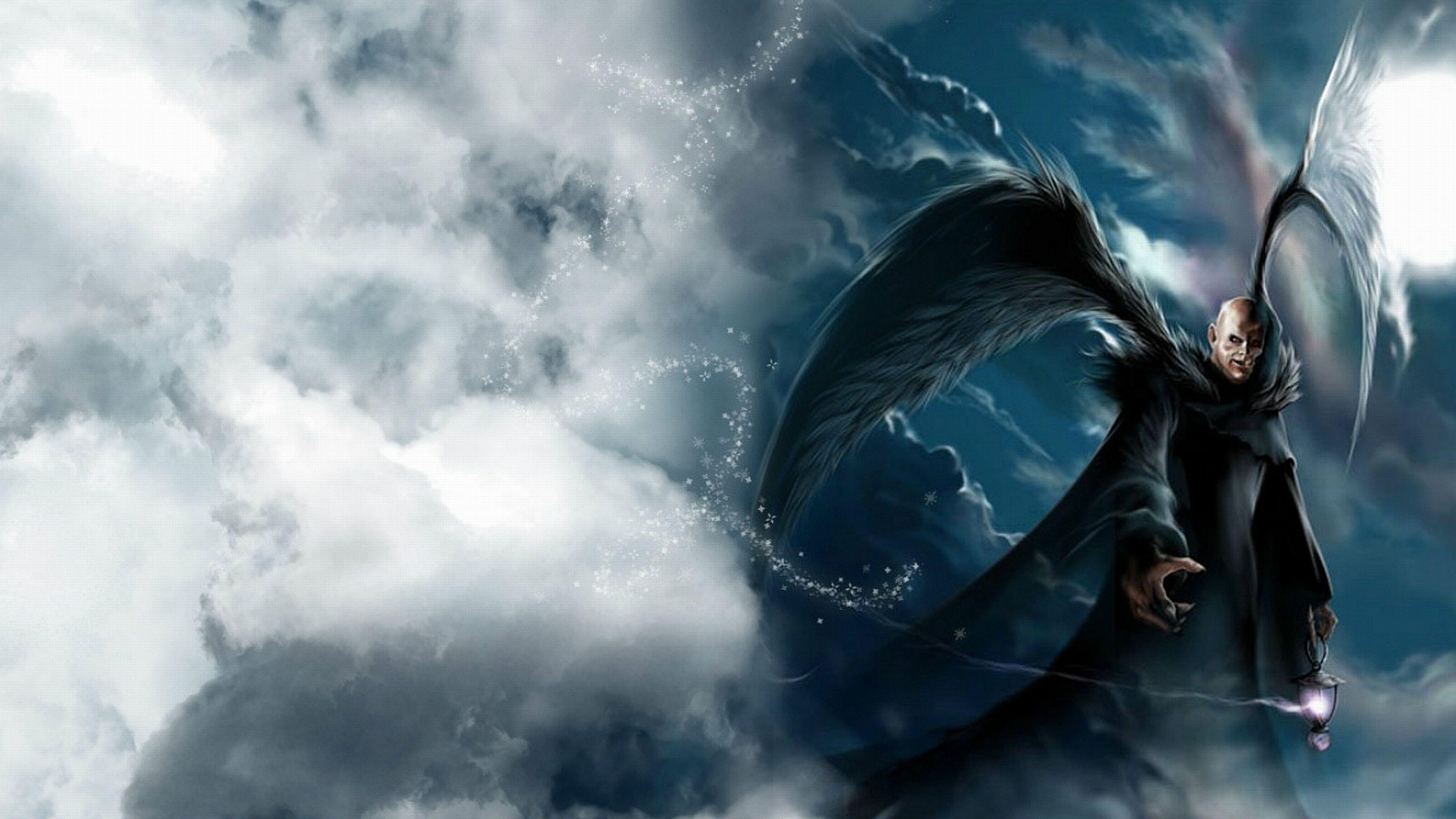 3840x2160 Dark Angel Wallpaper HD .