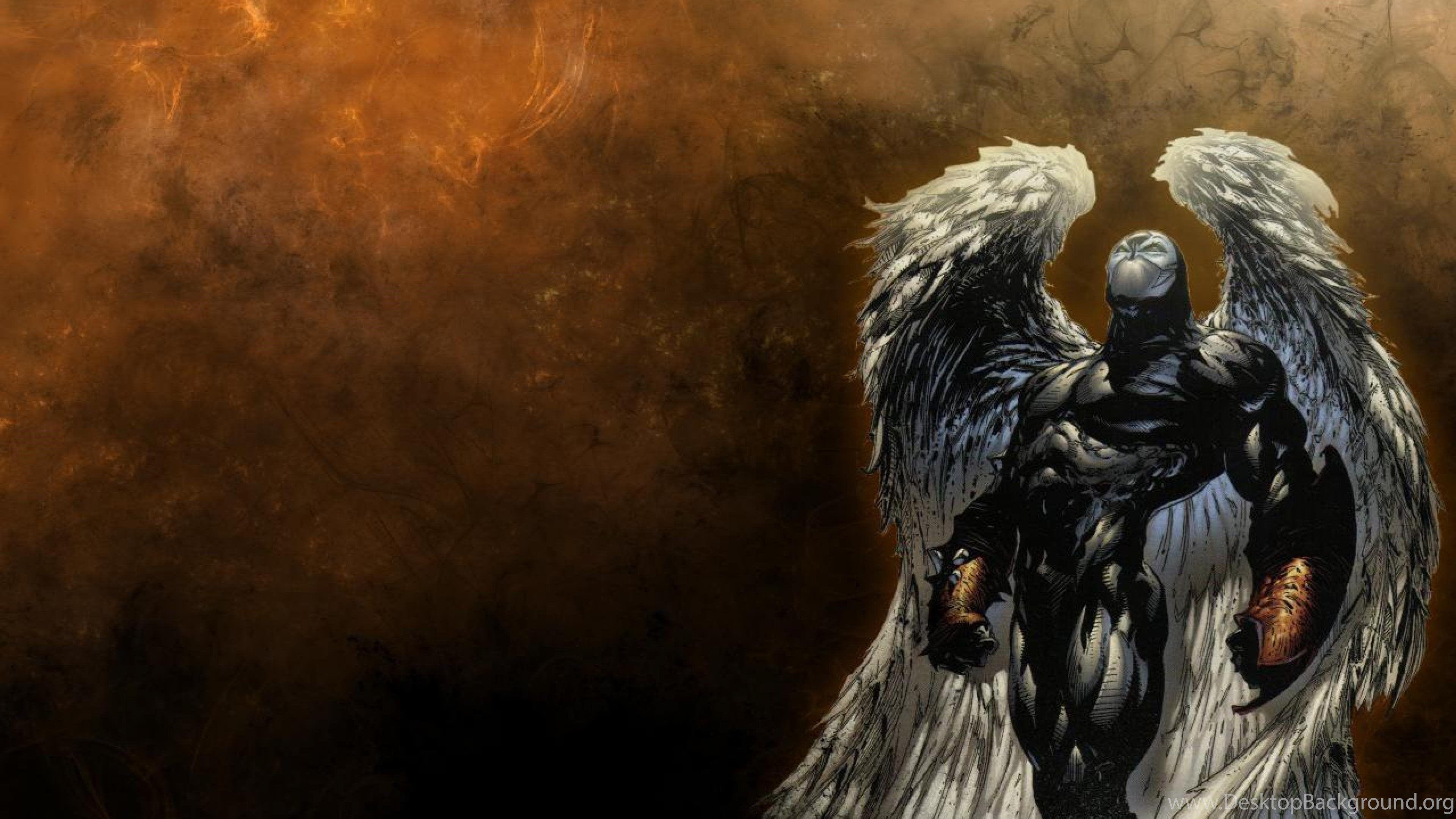 3840x2160 Angel Dark Comics Spawn Fallen Angel HD Wallpaper, Desktop. Desktop Background