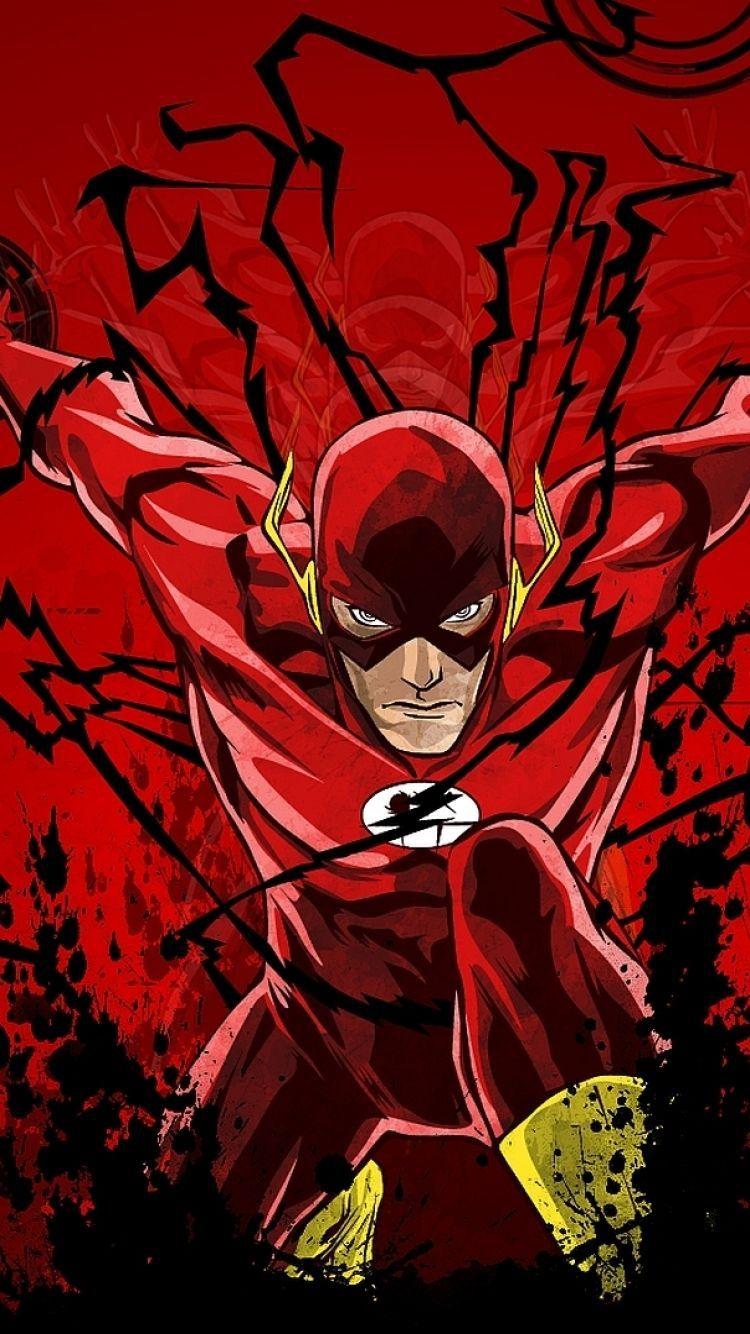 750x1334 The Flash iPhone X Wallpaper .