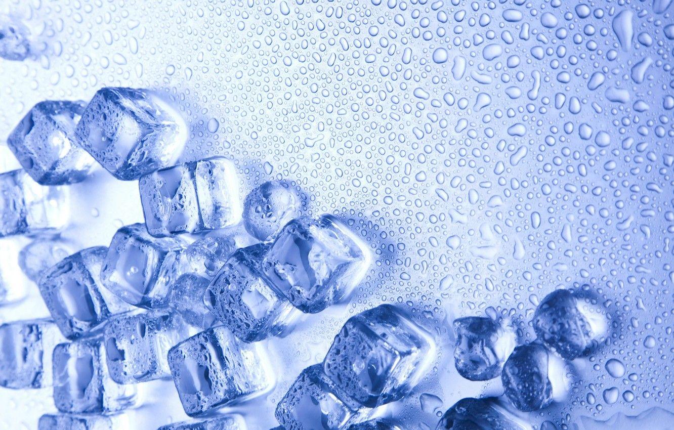 1332x850 Wallpaper cold, ice, drops, macro, ice cubes image for desktop, section макро