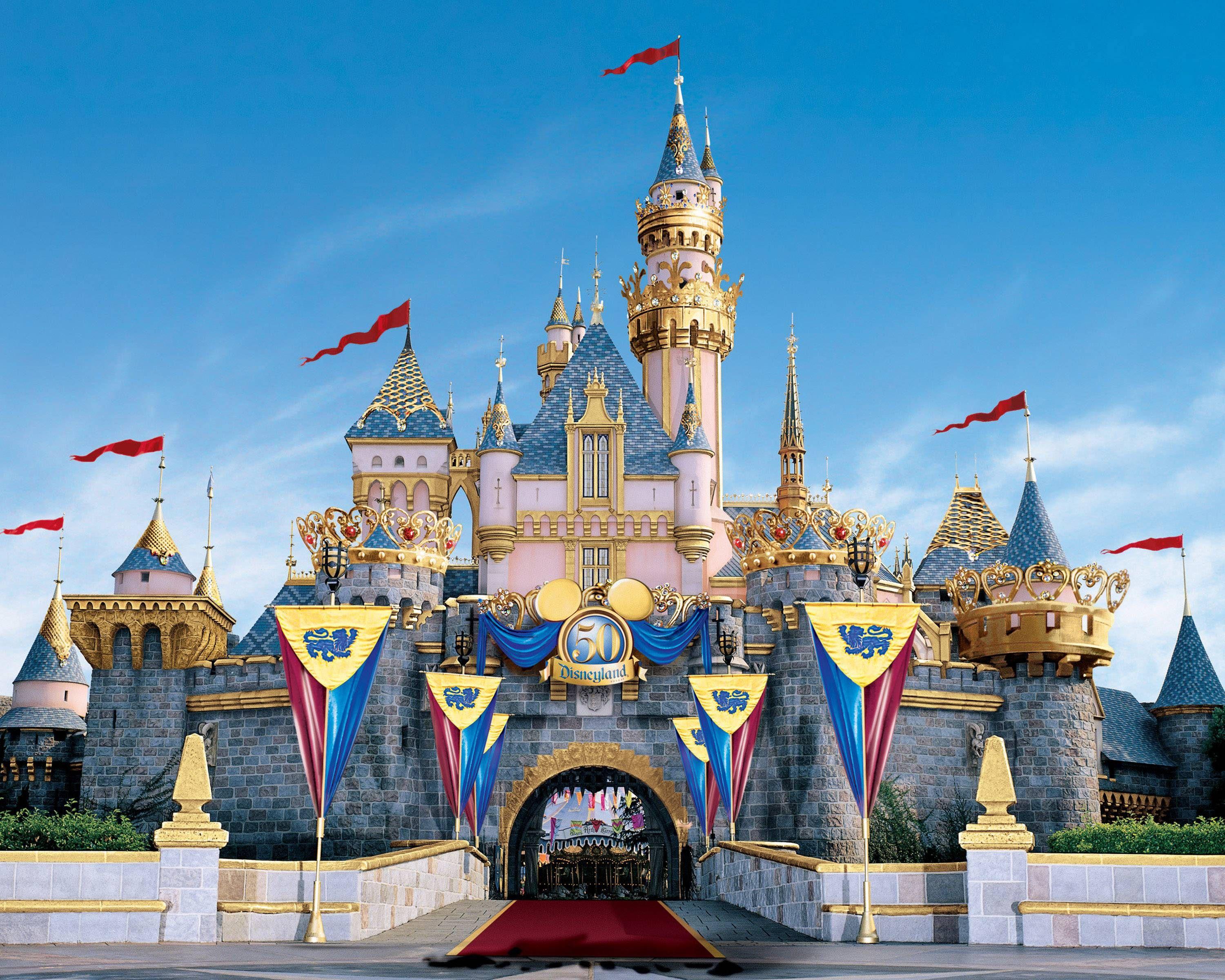 3000x2400 Disney Castle California .