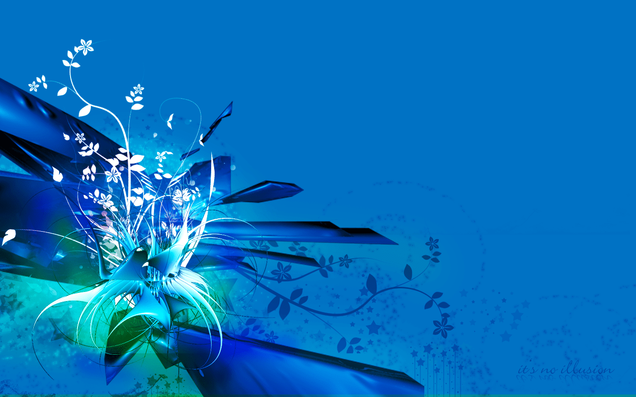 1280x800 Wallpaper Royal Blue Flower Background