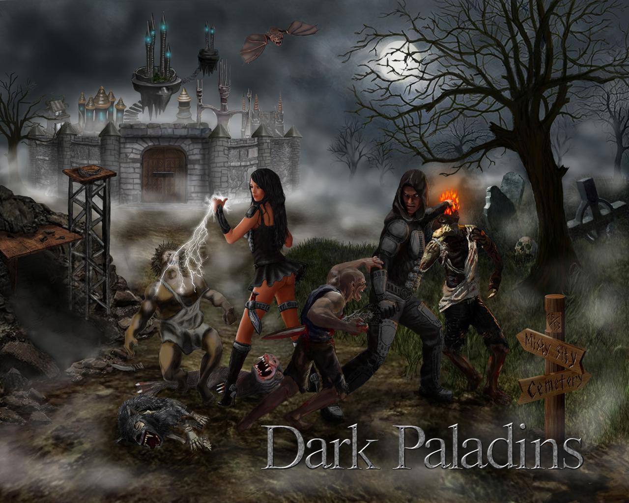1280x1024 Desktop Wallpaper Gothic Fantasy Dark Paladins Fantasy