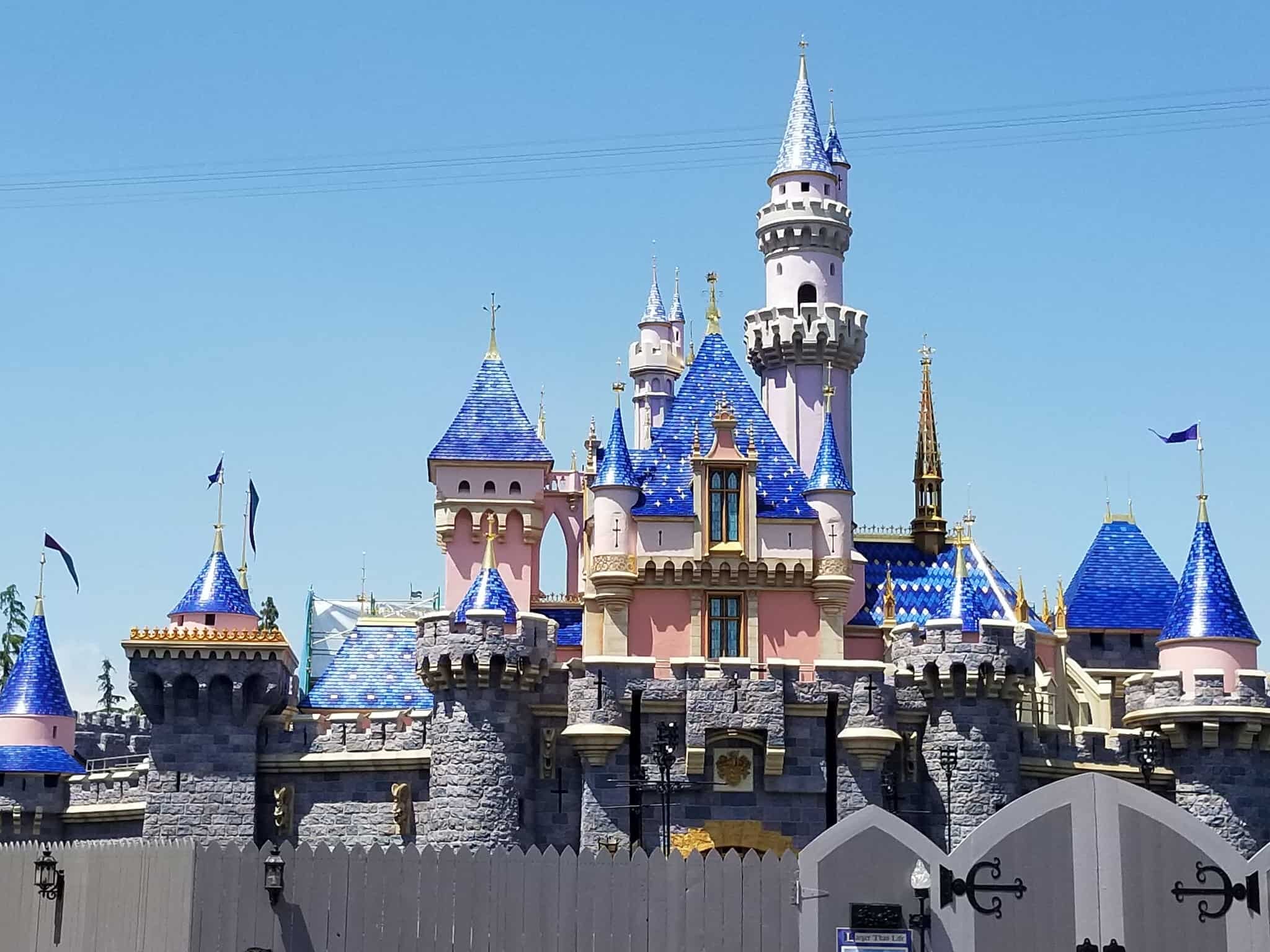 2048x1536 PHOTOS: Tarps Fully Removed From Sleeping Beauty Castle, Revealing Bright New Facade at Disneyland Park News Today