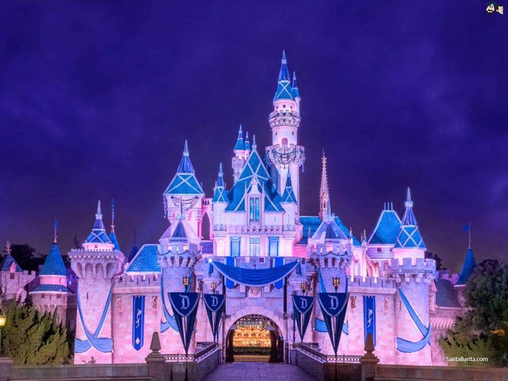 1024x768 Sleeping Beauty Castle at Disneyland, Anaheim, California