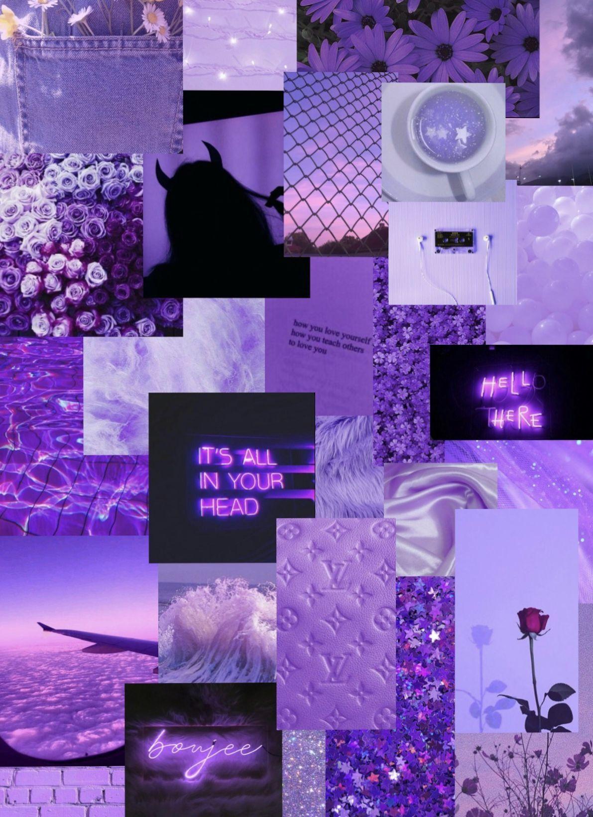 Light Purple Collage Wallpapers - Top Free Light Purple Collage ...