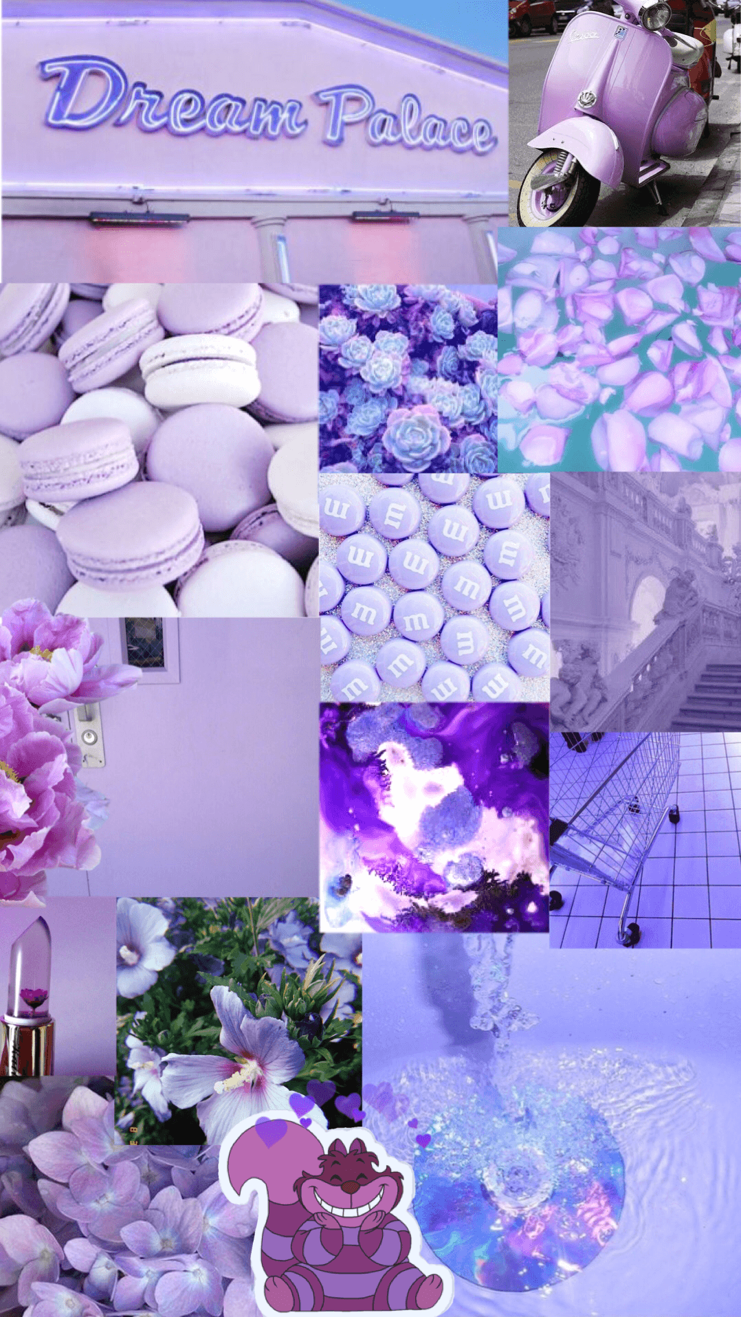 Light Purple Collage Wallpapers - Top Free Light Purple Collage ...