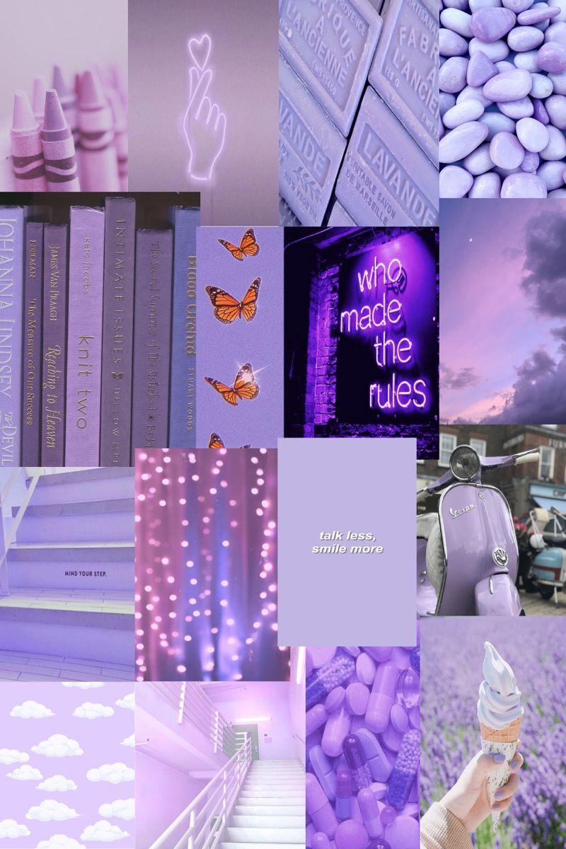 Light Purple Collage Wallpapers - Top Free Light Purple Collage ...