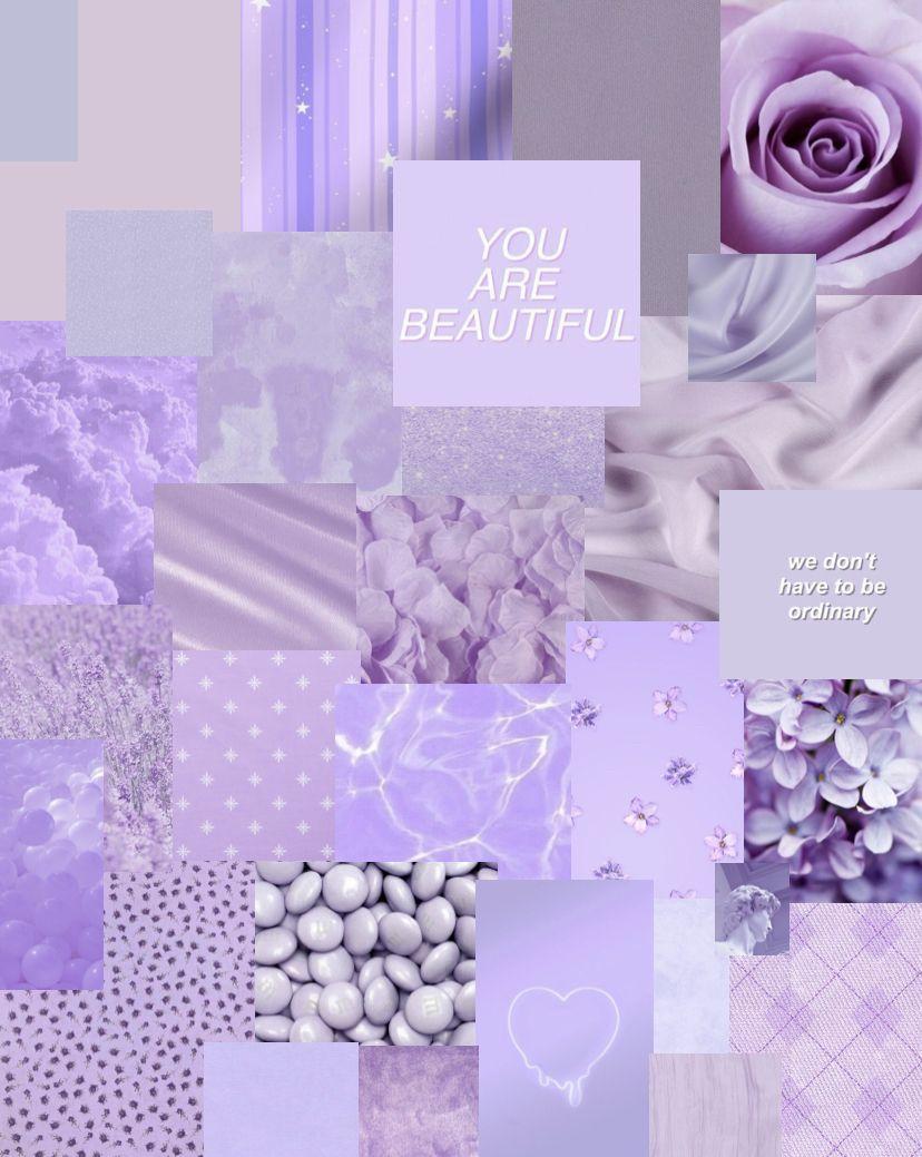 Light Purple Collage Wallpapers - Top Free Light Purple Collage ...