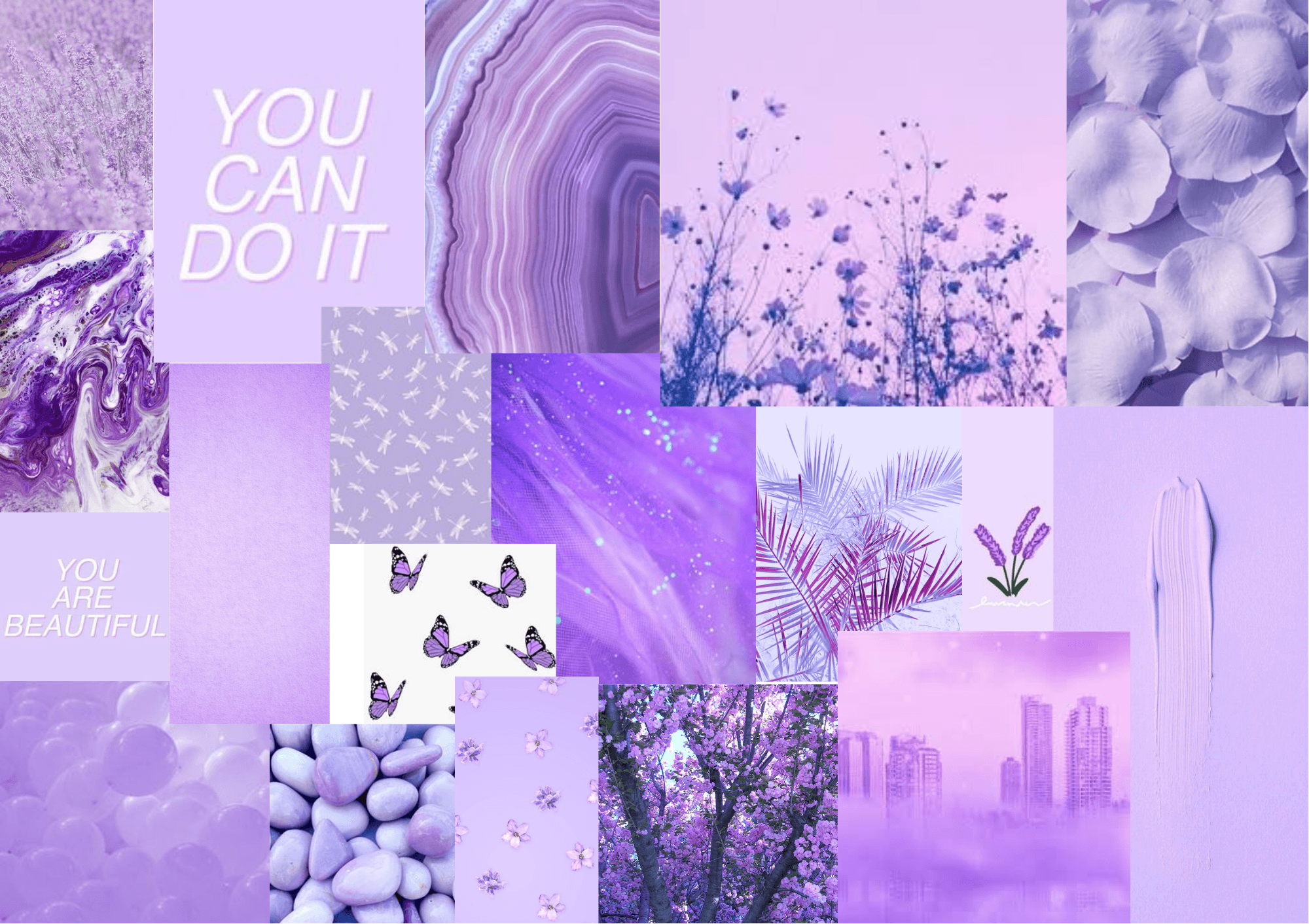 Light Purple Collage Wallpapers - Top Free Light Purple Collage