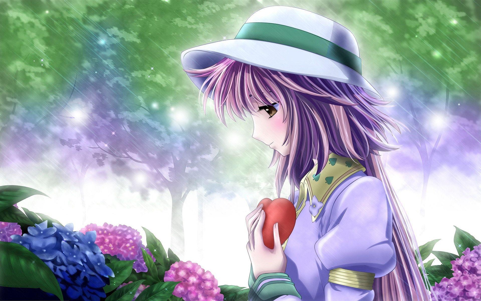 1920x1200 Anime Girl in Love