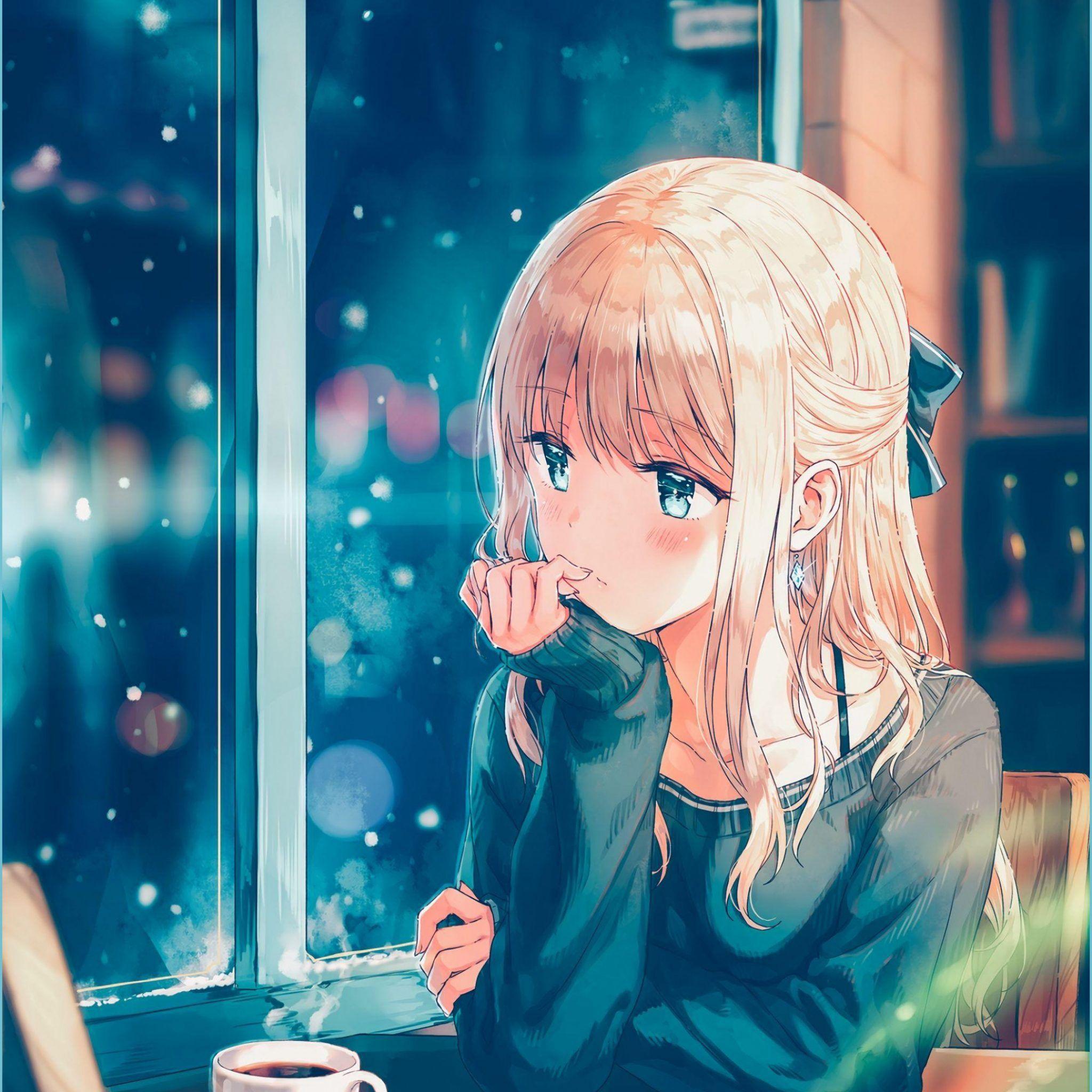 2048x2048 Anime Girl HD Phone Wallpaper Girl Wallpaper