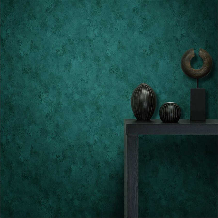 900x900 Peacock Green Wallpaper Mottled Emerald Pure Pigment Retro American European Style Wallpaper Bedroom Living Room papel de parede. Wallpaper