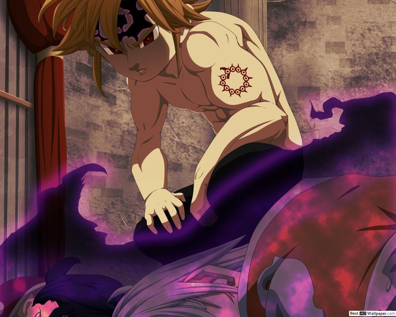 1280x1024 The Seven Deadly Sins, Meliodas & Zeldris HD wallpaper download