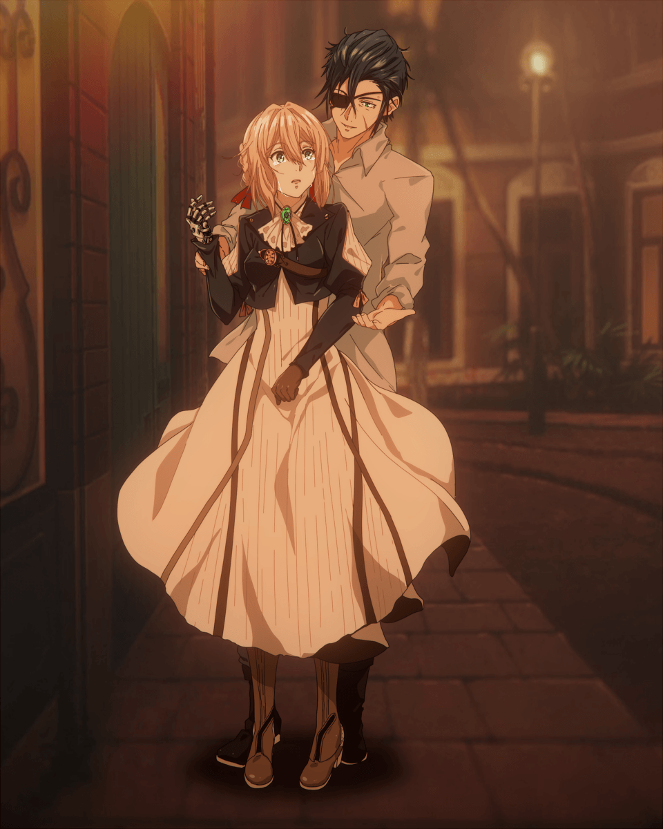 960x1200 Violet Evergarden & Gilbert Bougainvillea. Violet evergreen, Violet evergarden anime, Violet evergarden gilbert