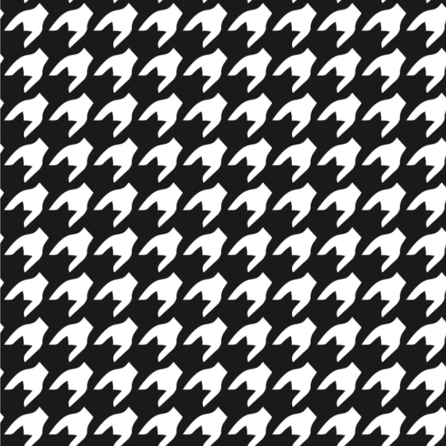 1500x1500 Custom Houndstooth Wallpaper & Surface Covering