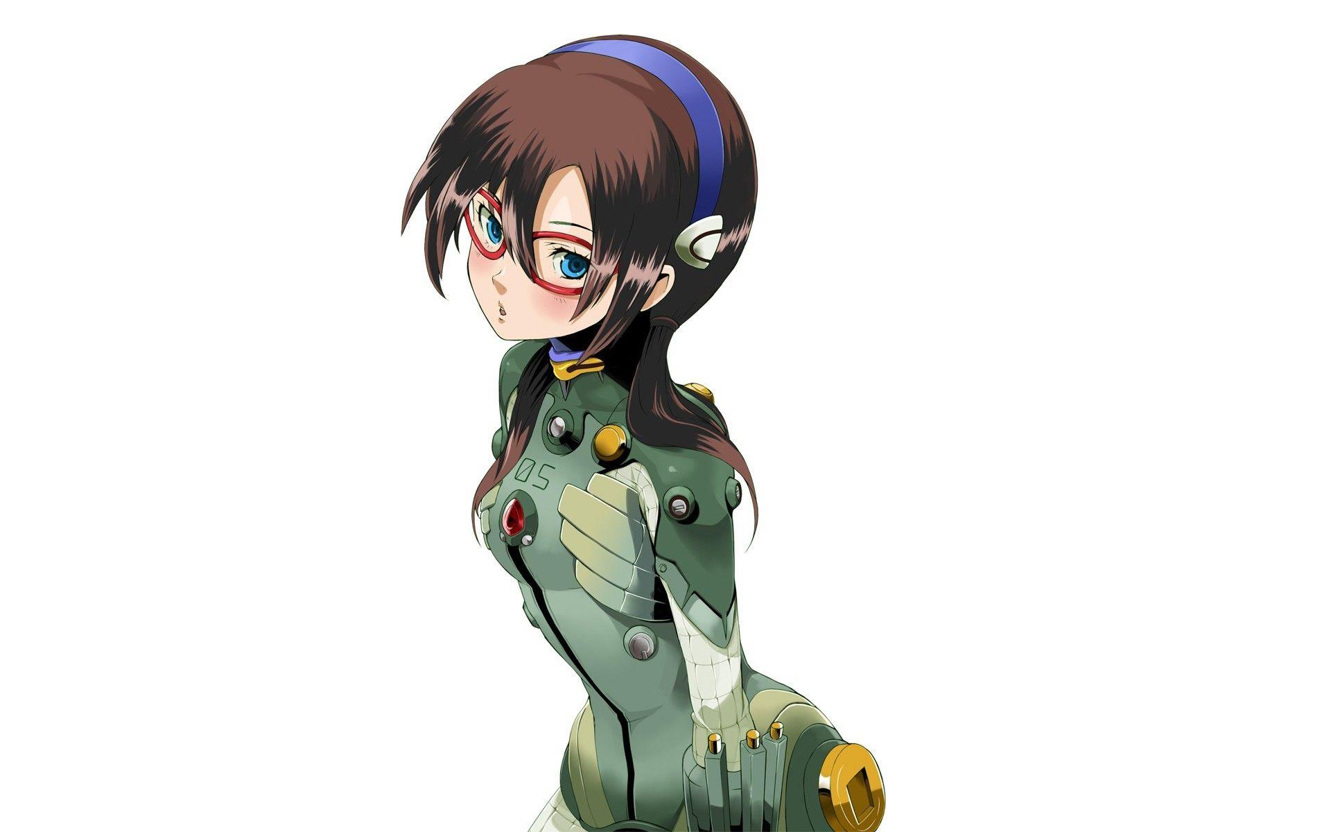 1920x1200 anime, Anime Girls, Neon Genesis Evangelion, Makinami Mari Illustrious, Simple Background Wallpaper HD / Desktop and Mobile Background
