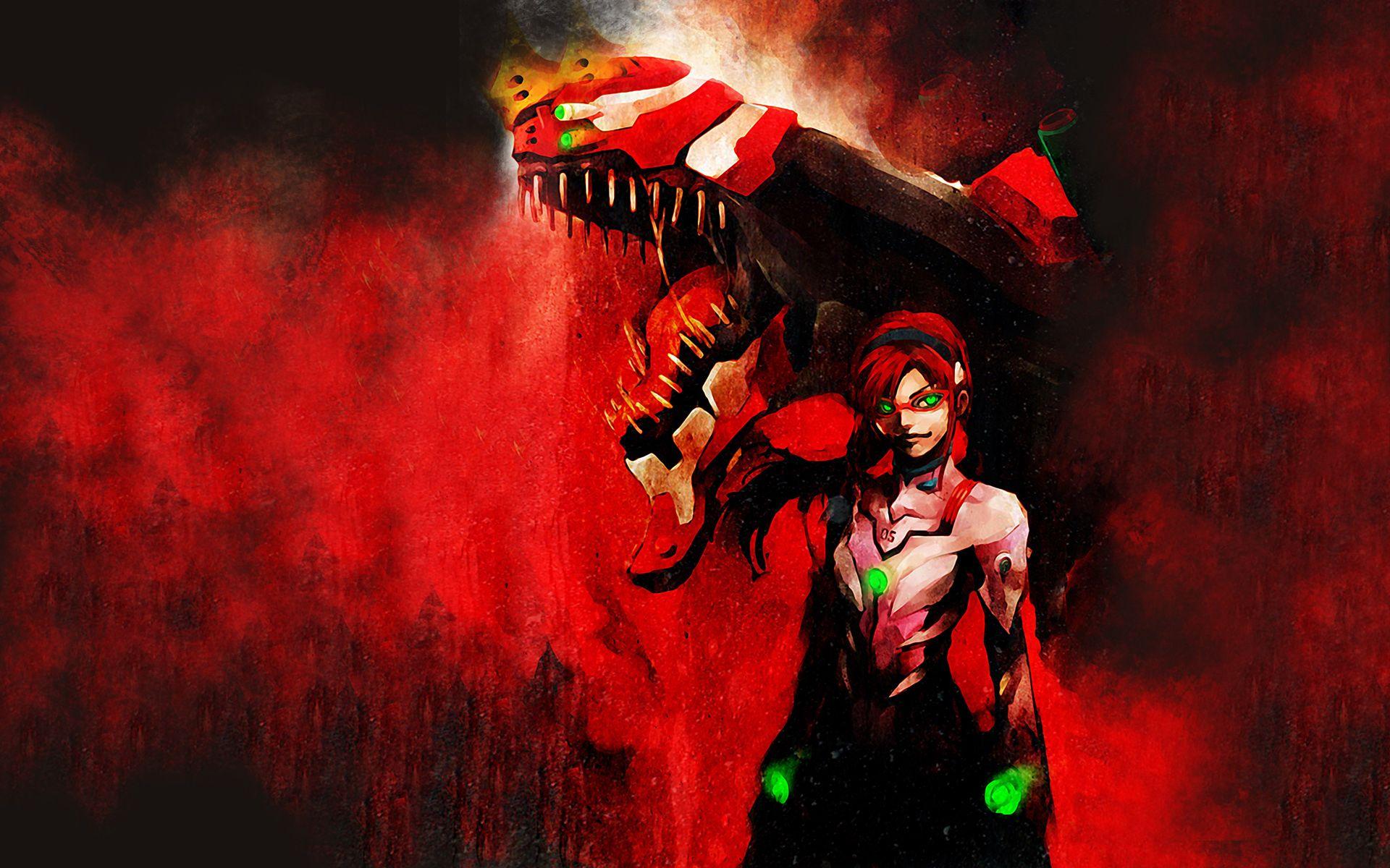 1920x1200 Neon genesis evangelion makinami mari illustrious wallpaperx1200