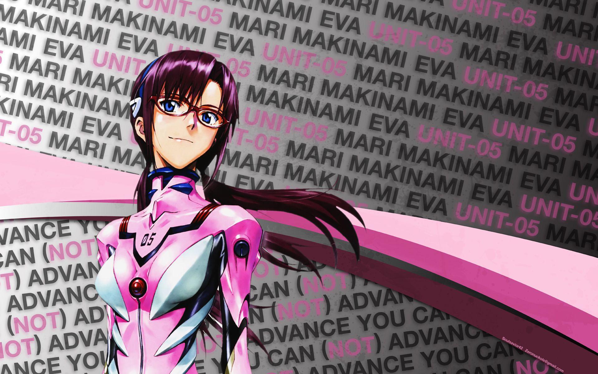 1920x1200 Neon Genesis Evangelion, Makinami Mari Illustrious Wallpaper /