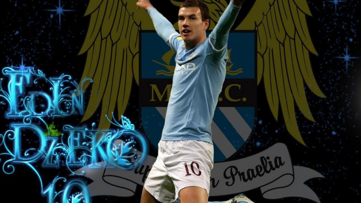 1244x700 Sports soccer Manchester City premier league Edin Dzeko football players wallpaperx1080