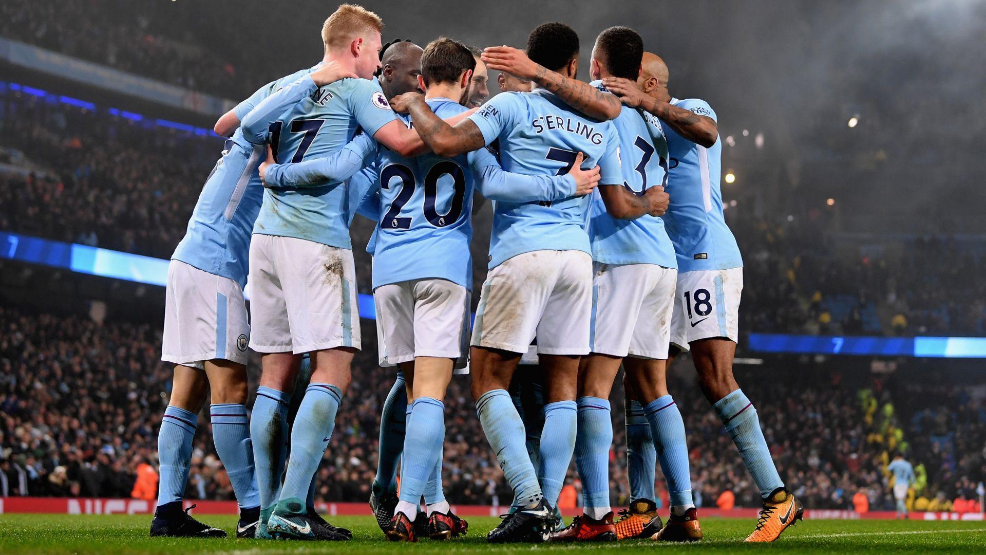 1920x1080 Man City Team Wallpaper