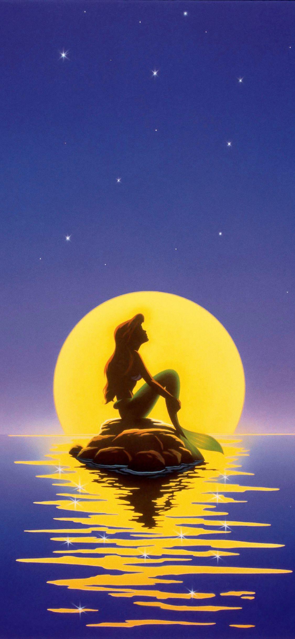 1125x2436 The Little Mermaid iPhone Wallpaper