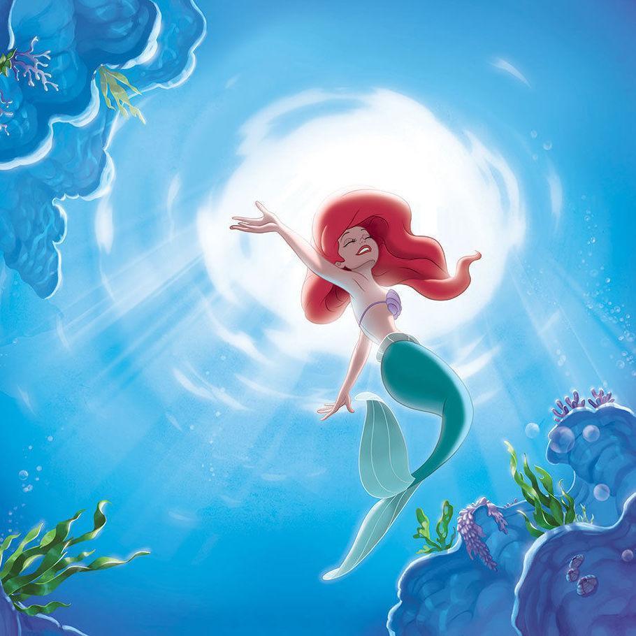 910x910 Hd Disney Wallpaper Mermaid Wallpaper Ariel