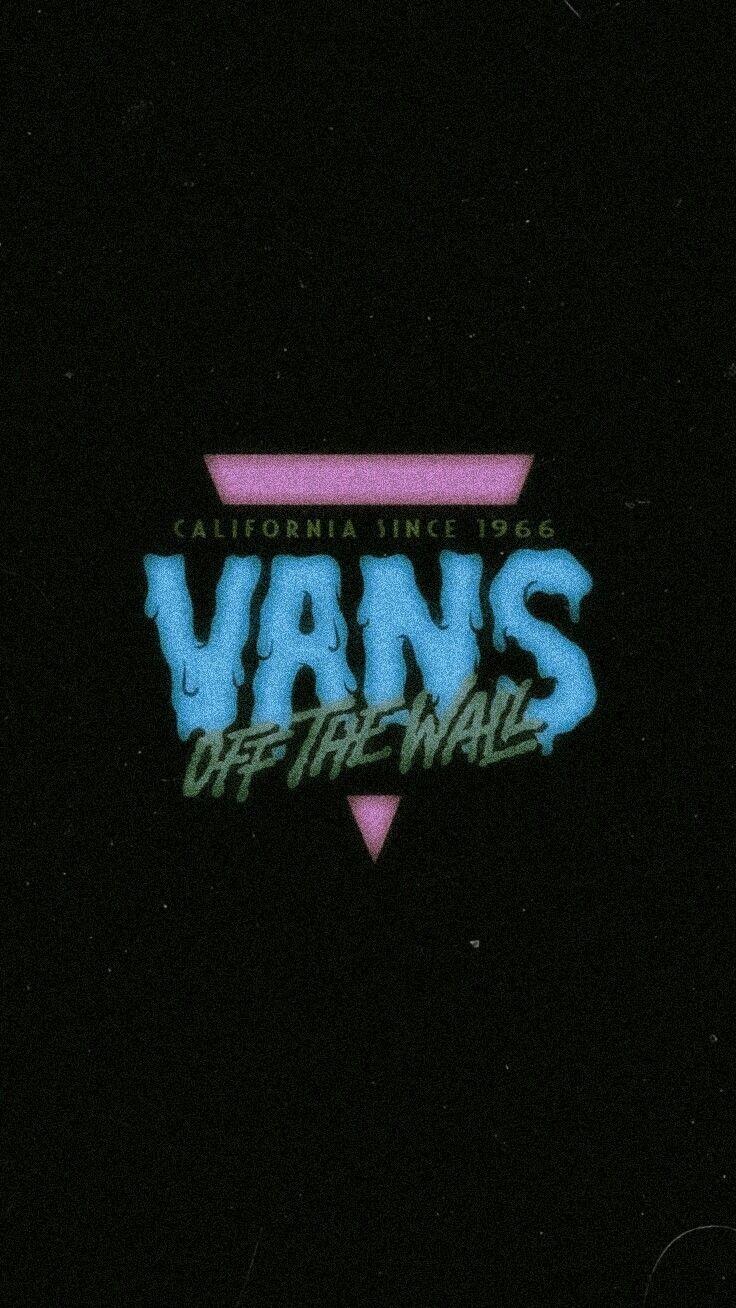 736x1308 Vans wallpaper. Retro wallpaper, Edgy wallpaper, Black and blue wallpaper