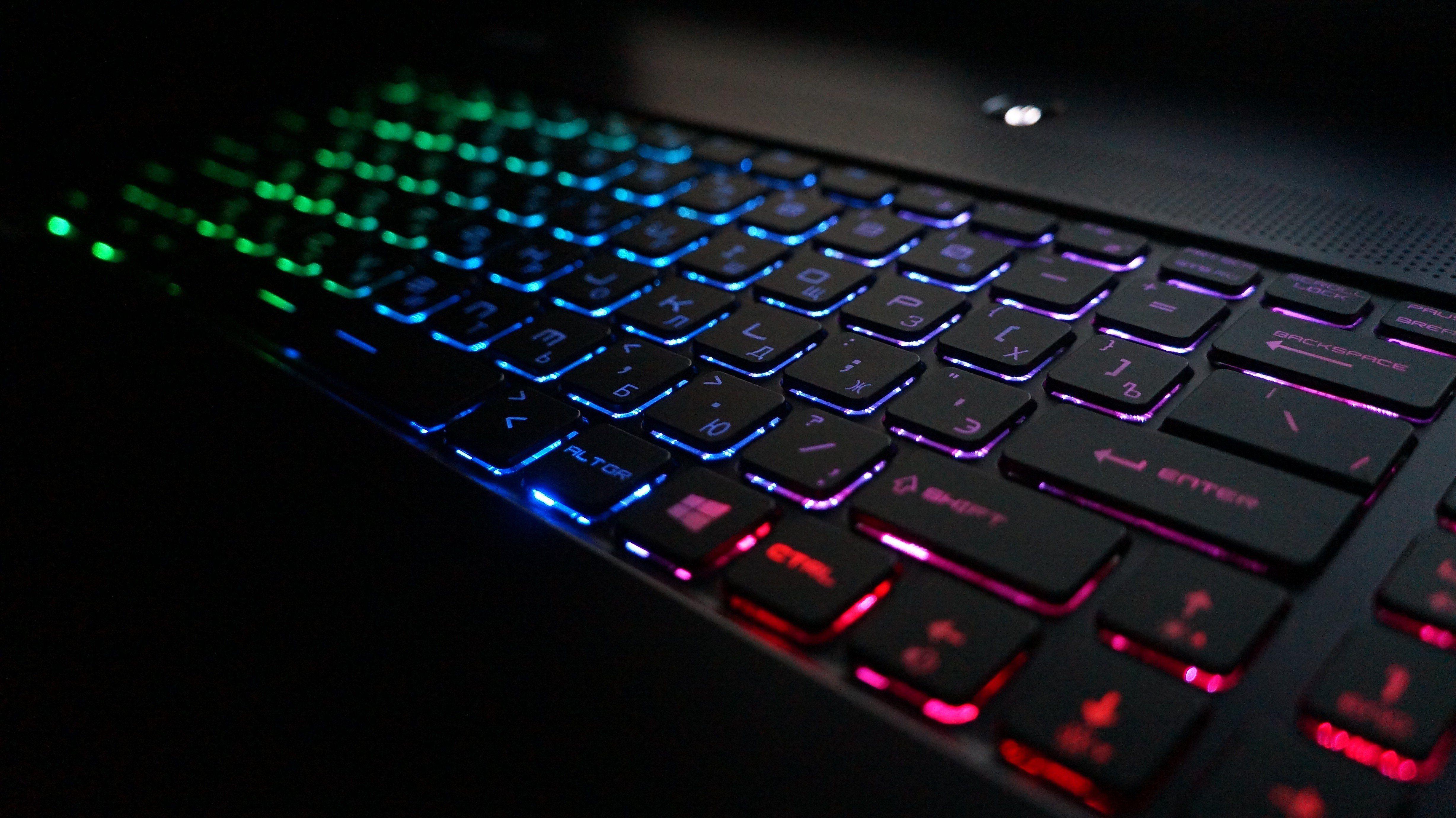 4912x2760 qwerty, Keyboards, Lights Wallpaper HD / Desktop and Mobile Background